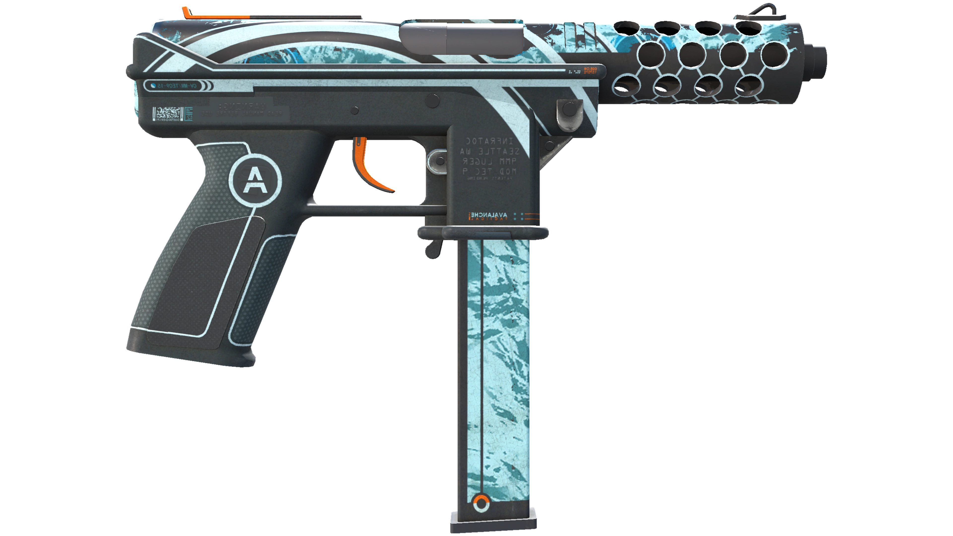 Миниатюра StatTrak™ Tec-9 | Avalanche (Well-Worn)