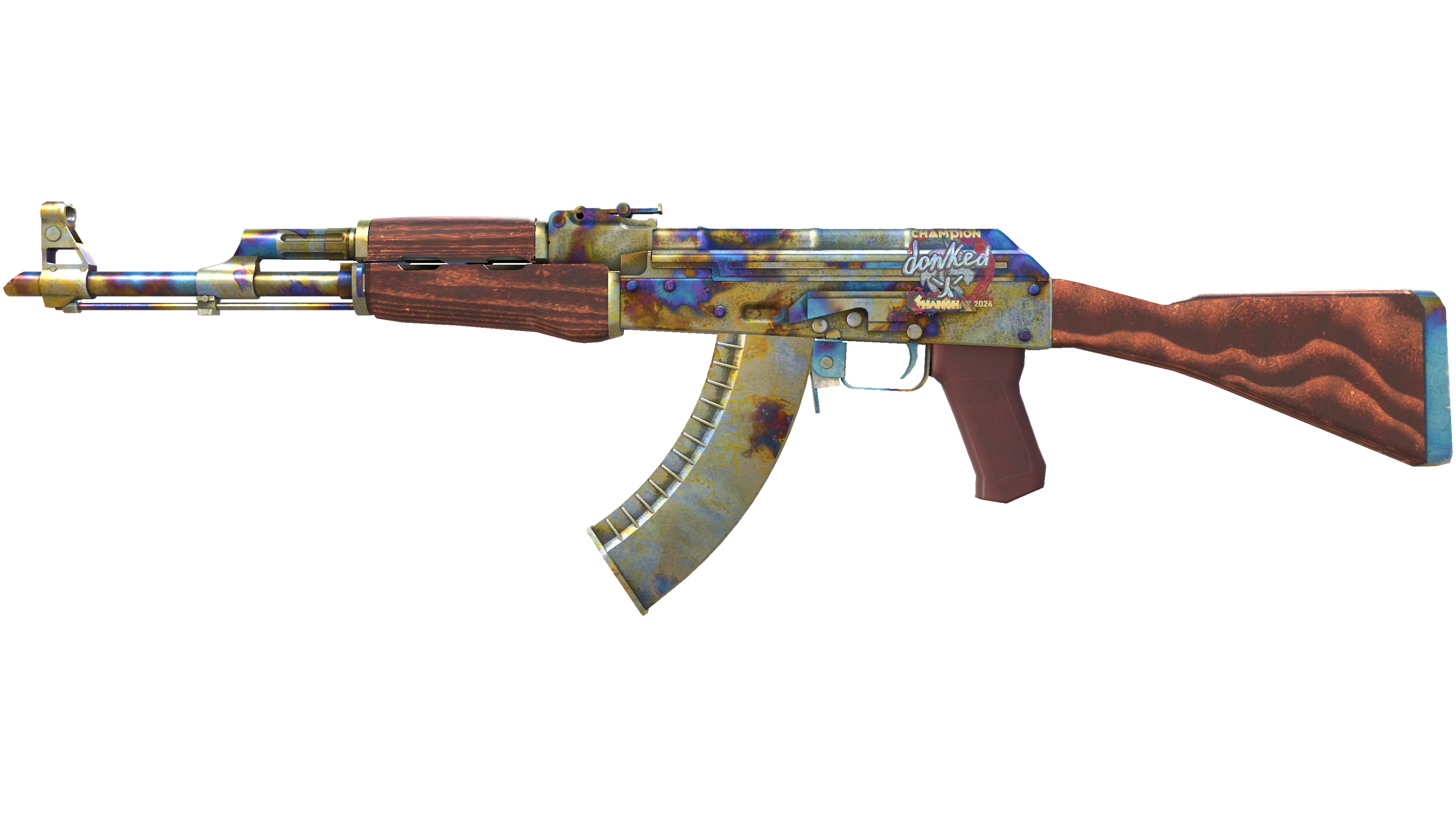 AK-47 | Case Hardened (Well-Worn)