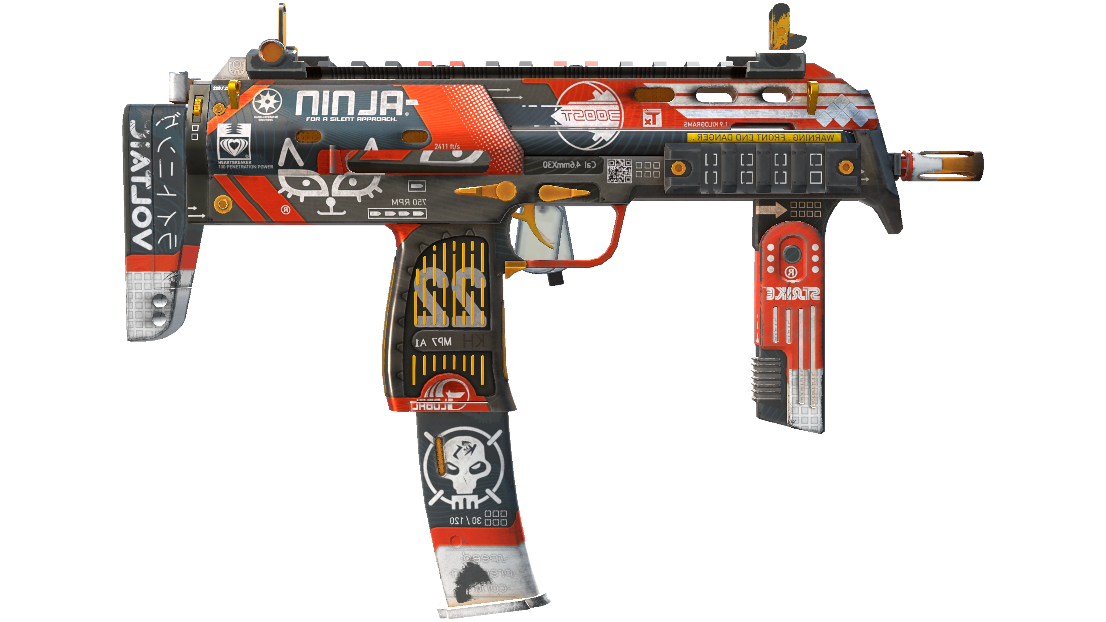 StatTrak™ MP7 | Bloodsport (Field-Tested) 缩略图