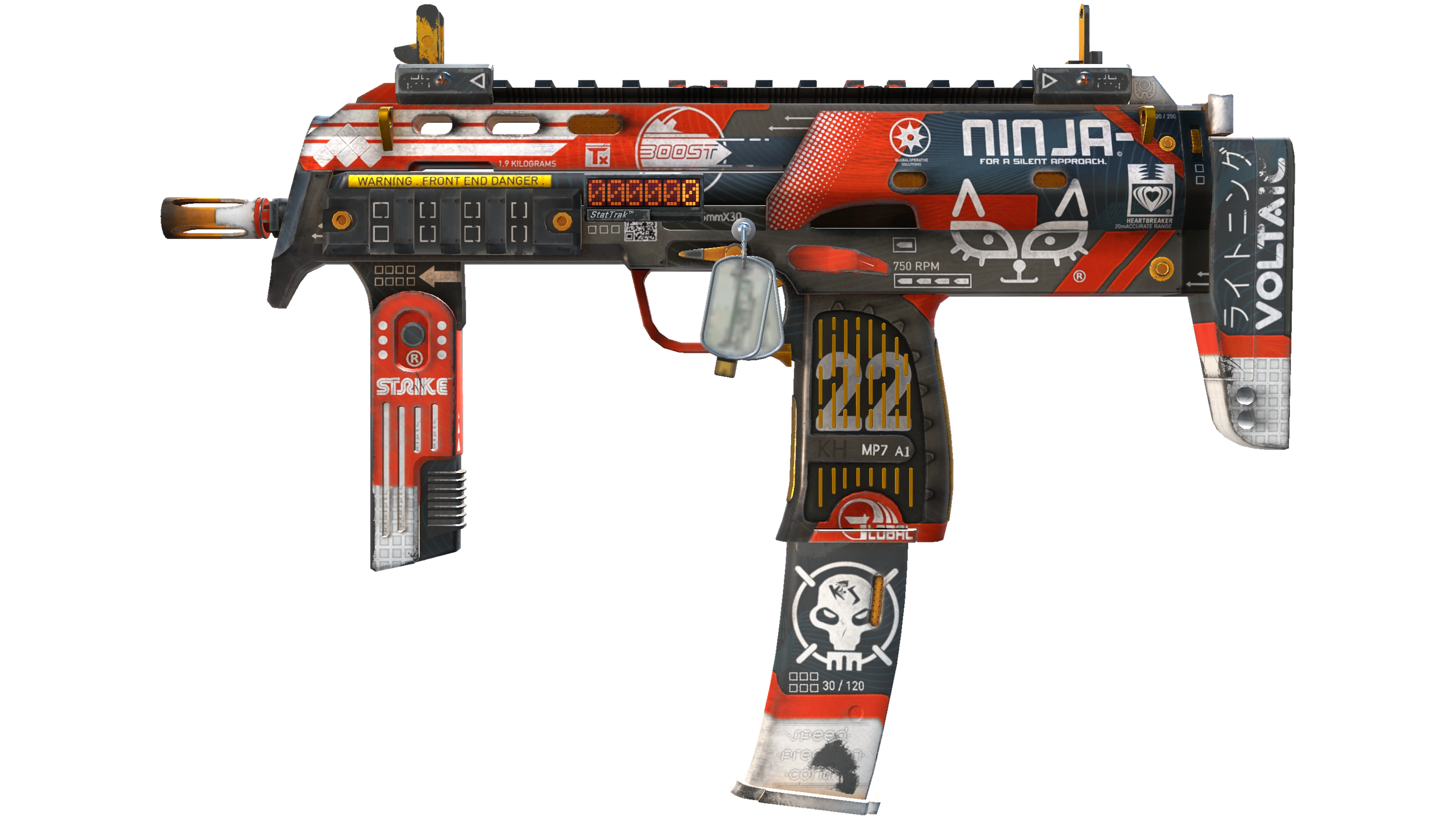 StatTrak™ MP7 | Bloodsport (Field-Tested)