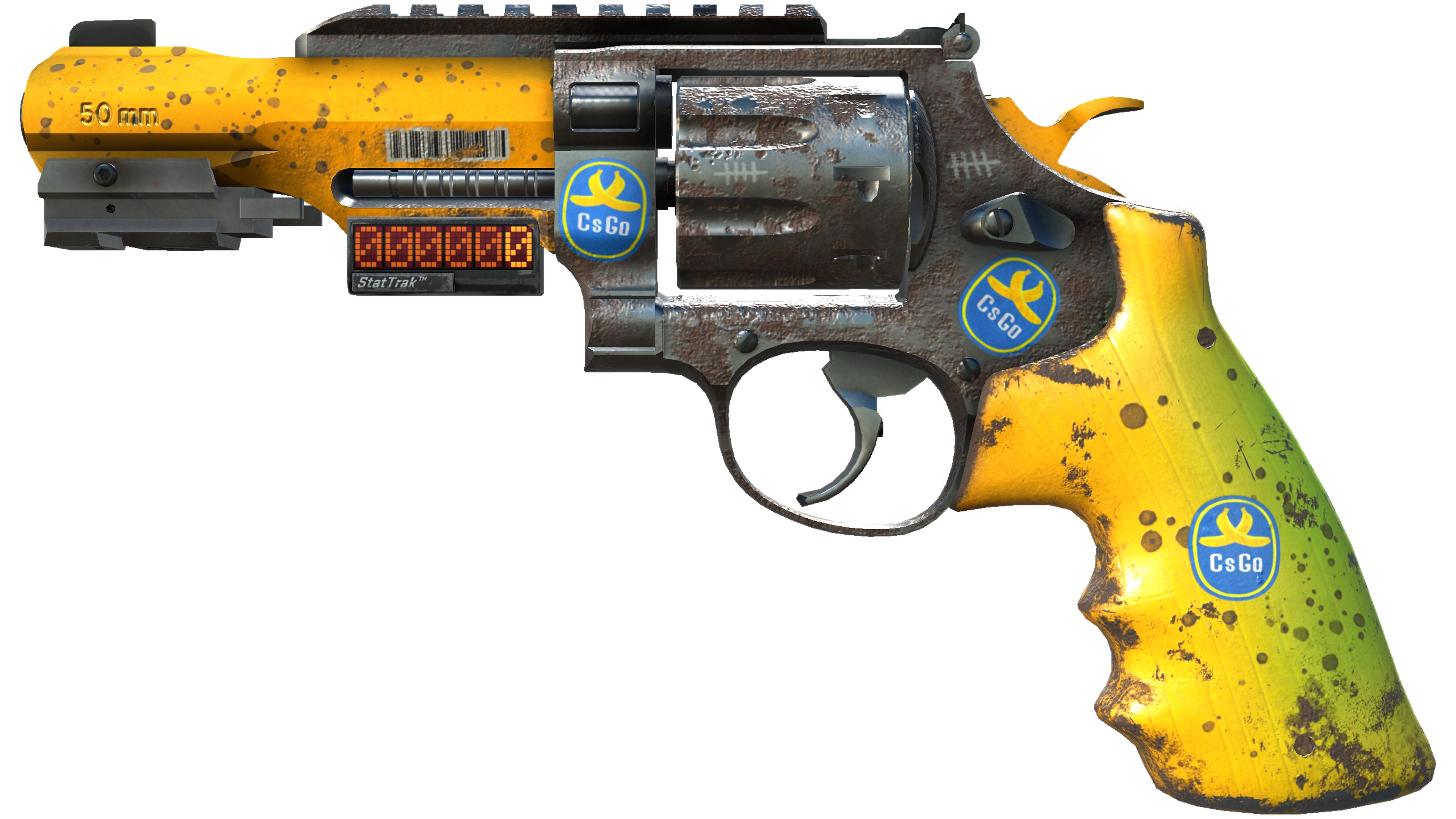 StatTrak™ R8 Revolver | Banana Cannon (Minimal Wear)