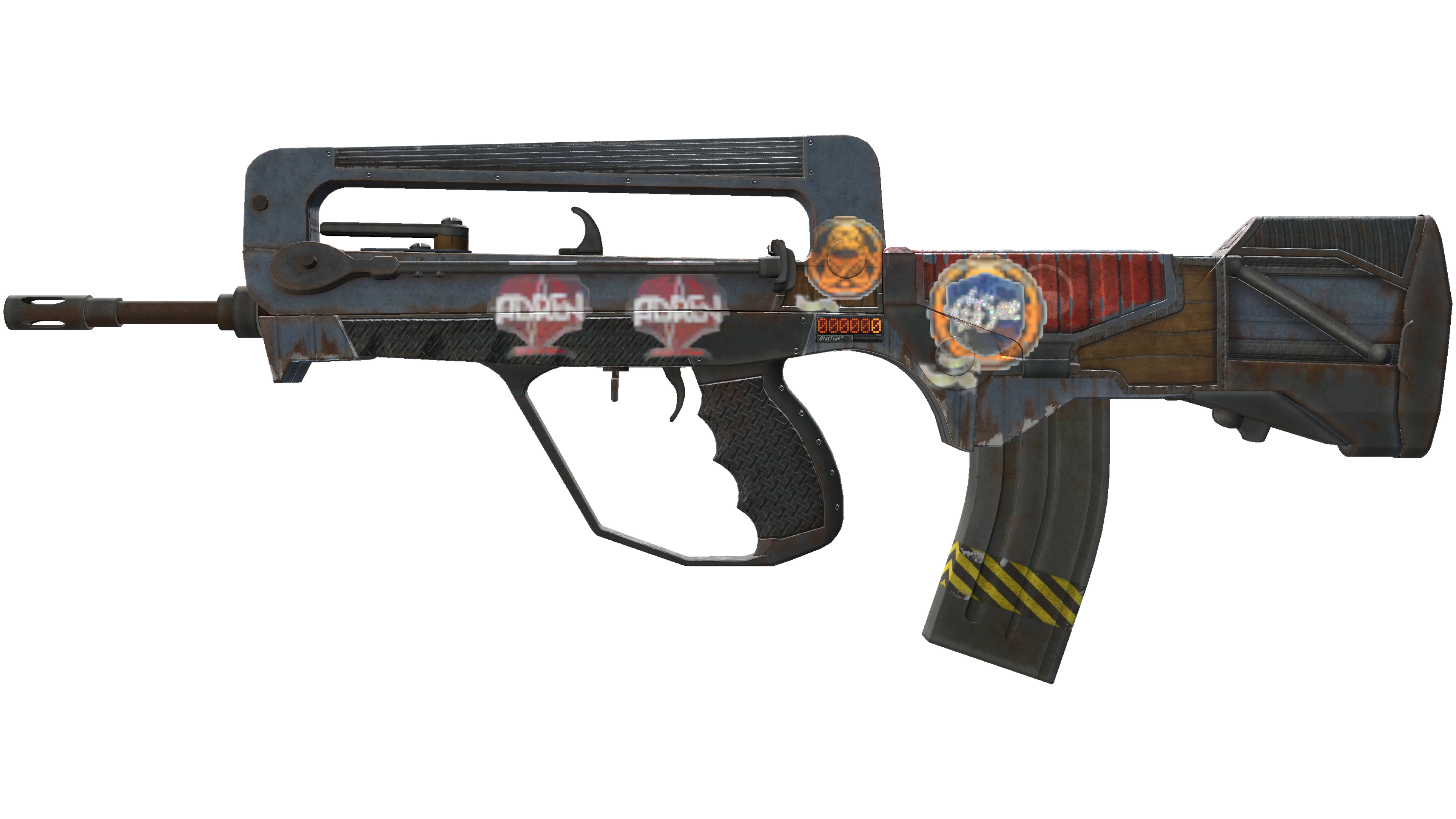 StatTrak™ FAMAS | Decommissioned (Battle-Scarred)