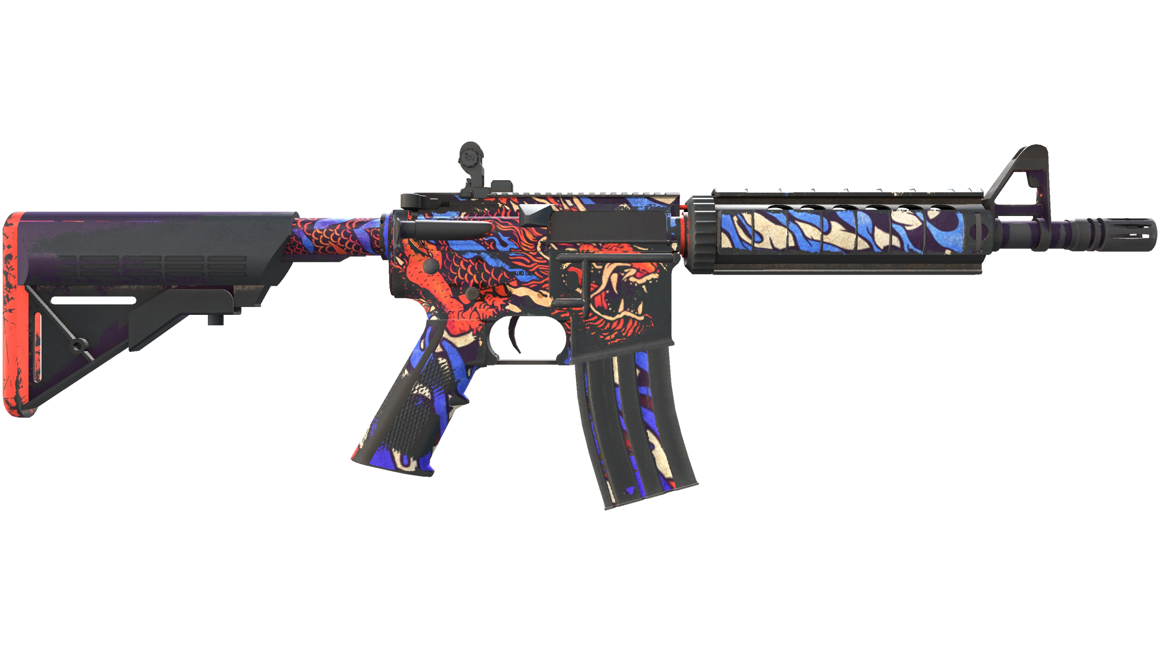 StatTrak™ M4A4 | 龍王 (Dragon King) (Battle-Scarred) thumbnail