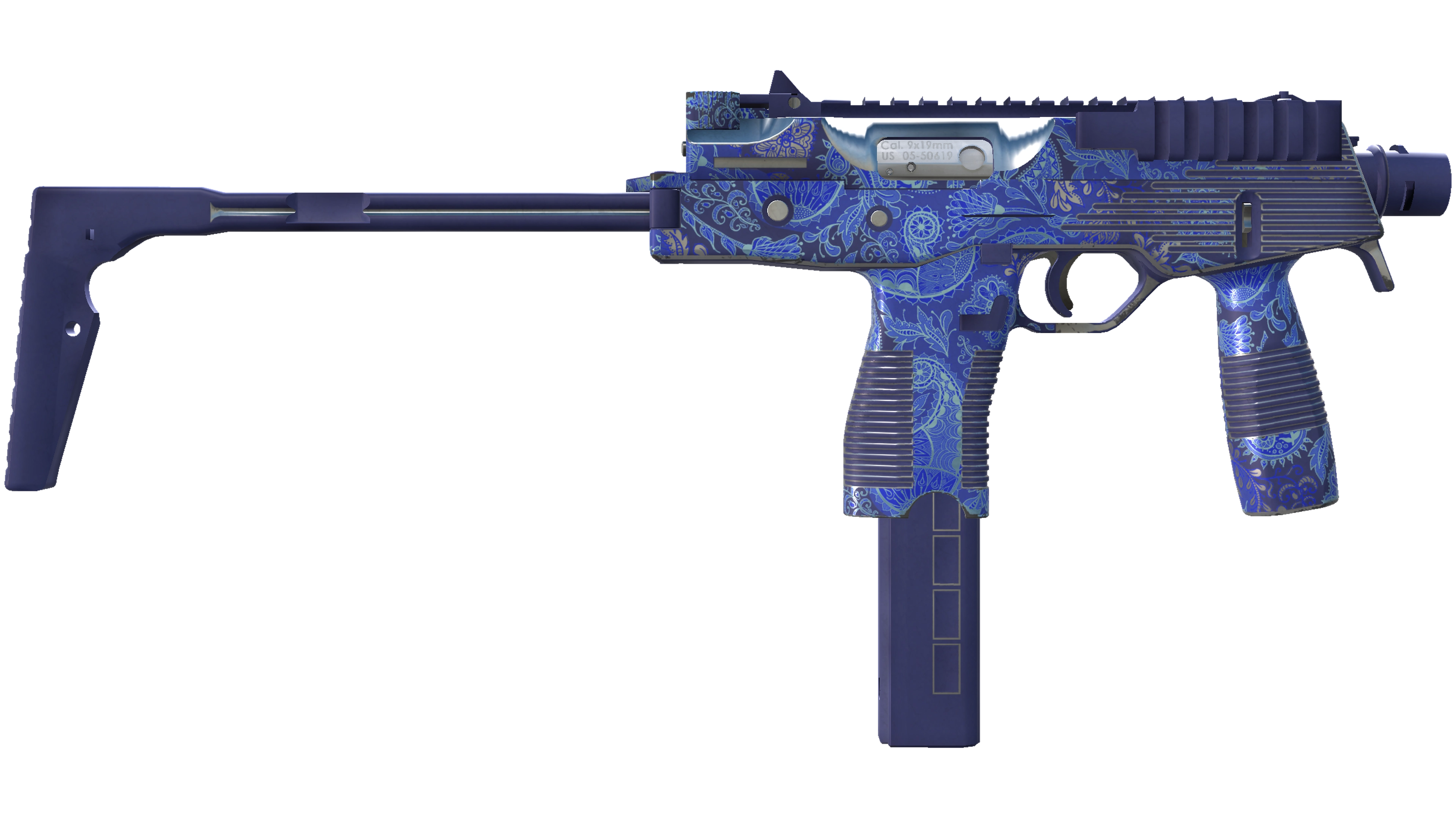 MP9 | Cobalt Paisley (Minimal Wear) thumbnail