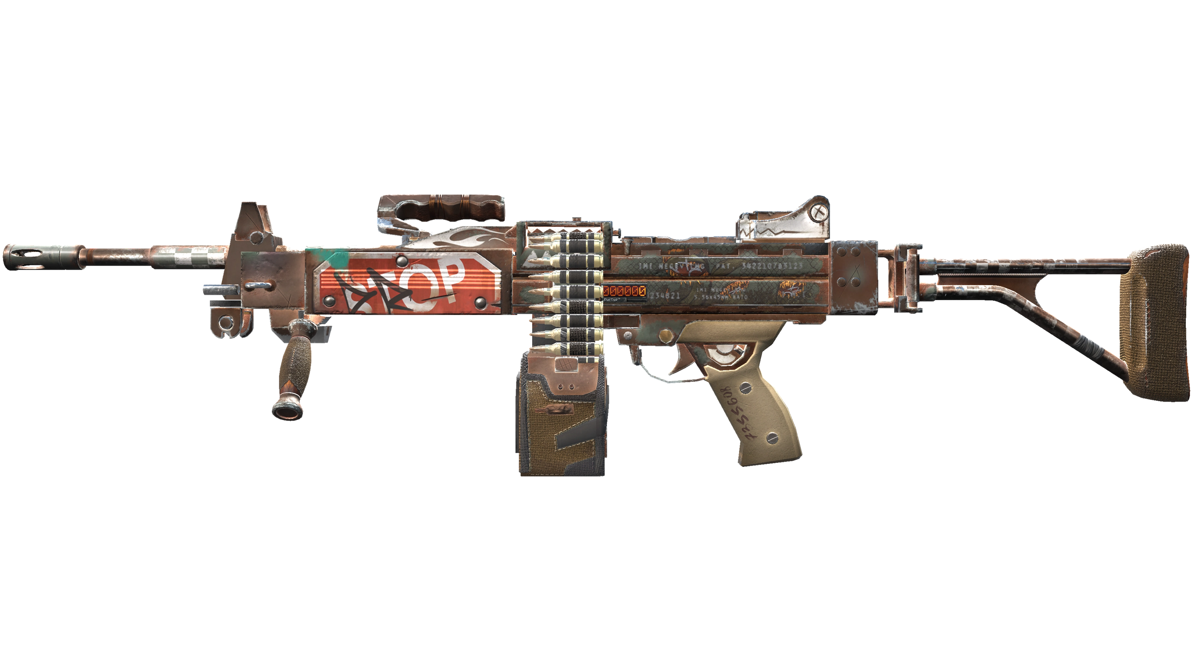 StatTrak™ Negev | Drop Me (Minimal Wear)