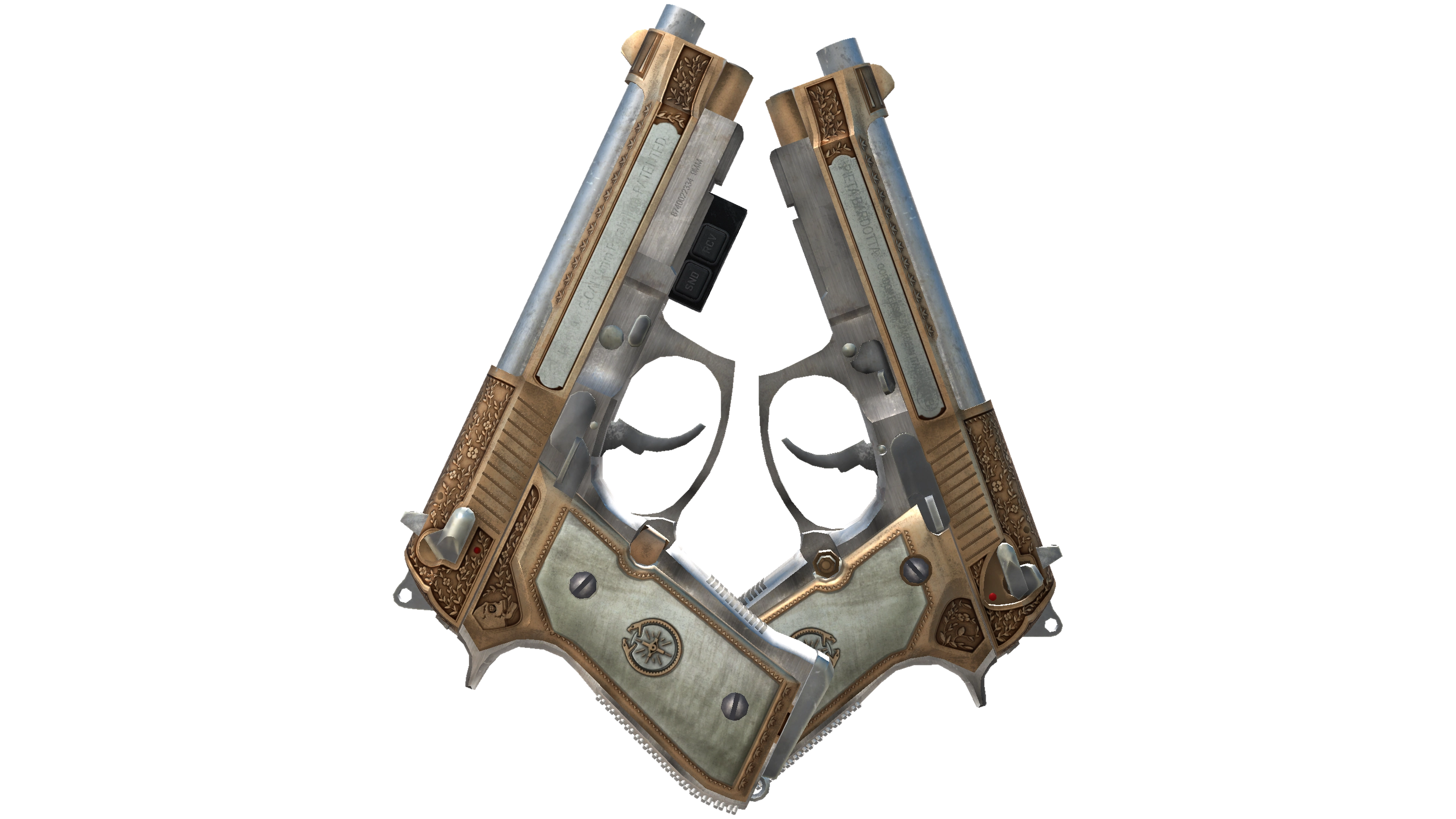 StatTrak™ Dual Berettas | Cartel (Well-Worn) thumbnail