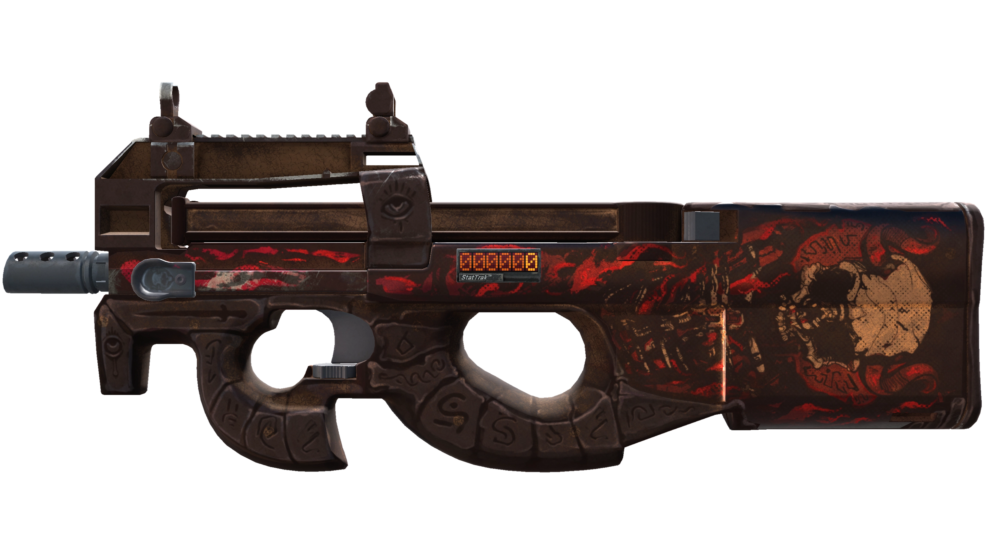 Vorschau von StatTrak™ P90 | Shallow Grave (Battle-Scarred)