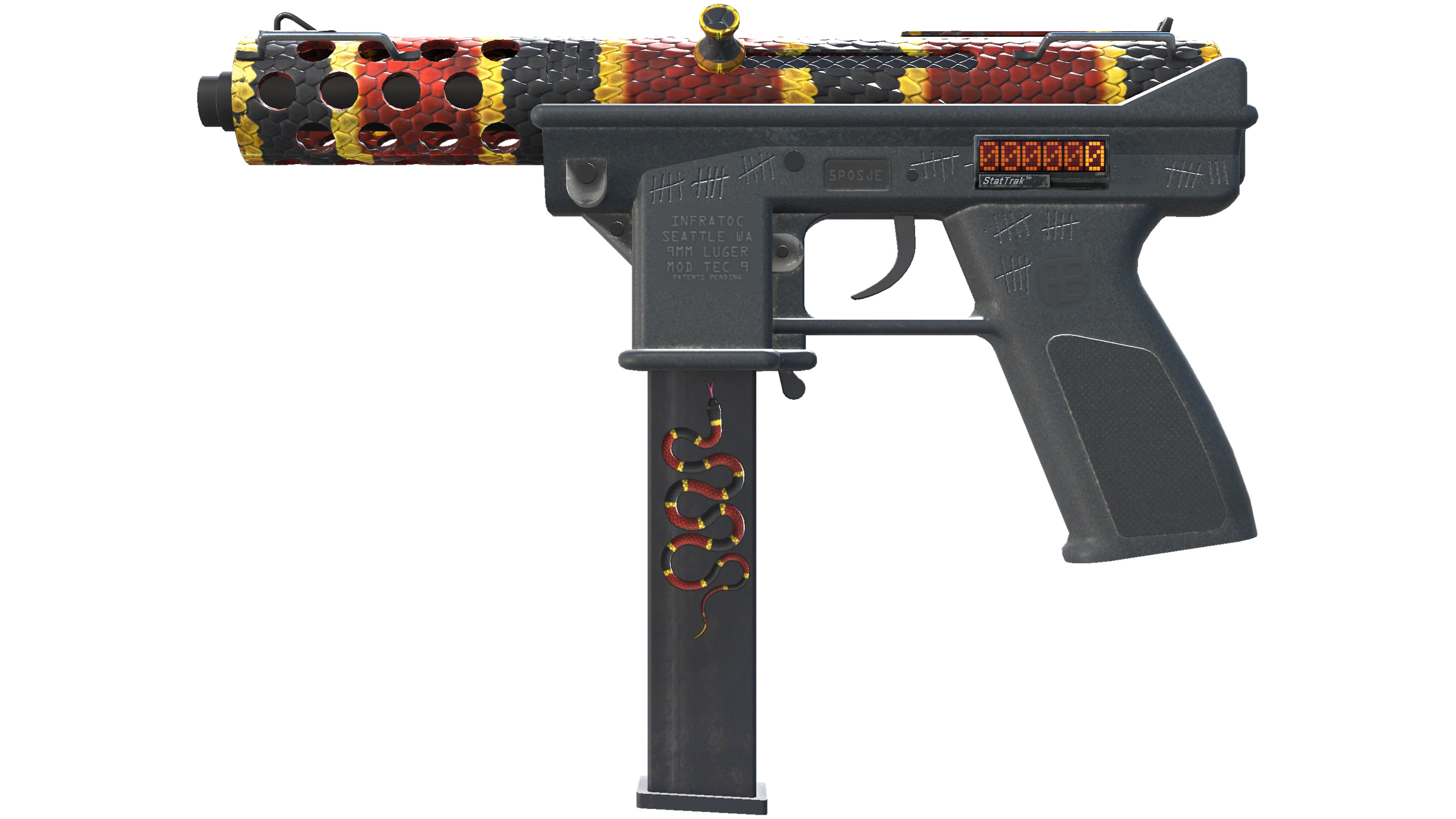 StatTrak™ Tec-9 | Snek-9 (Factory New)