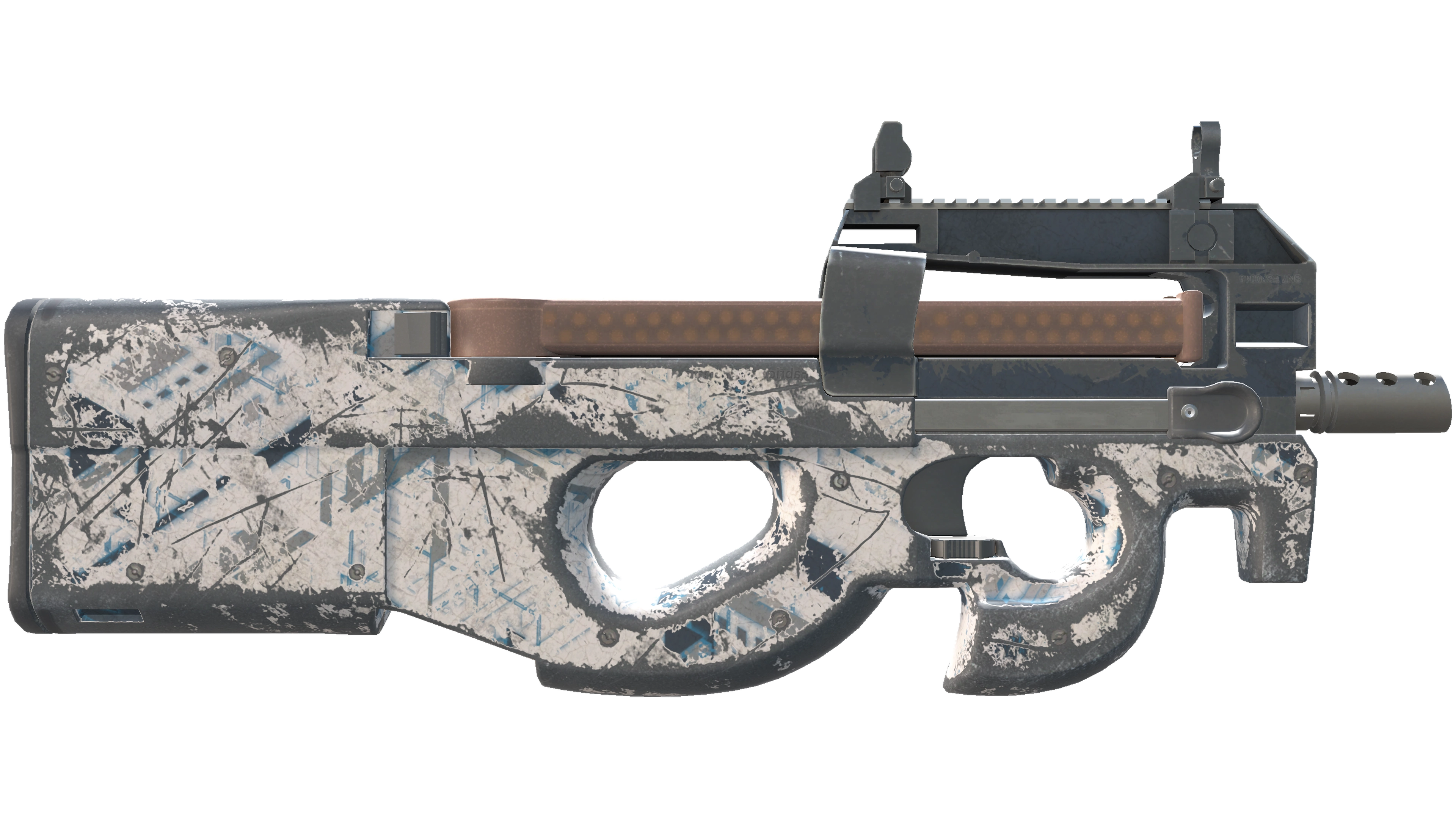 Souvenir P90 | Schematic (Battle-Scarred) thumbnail