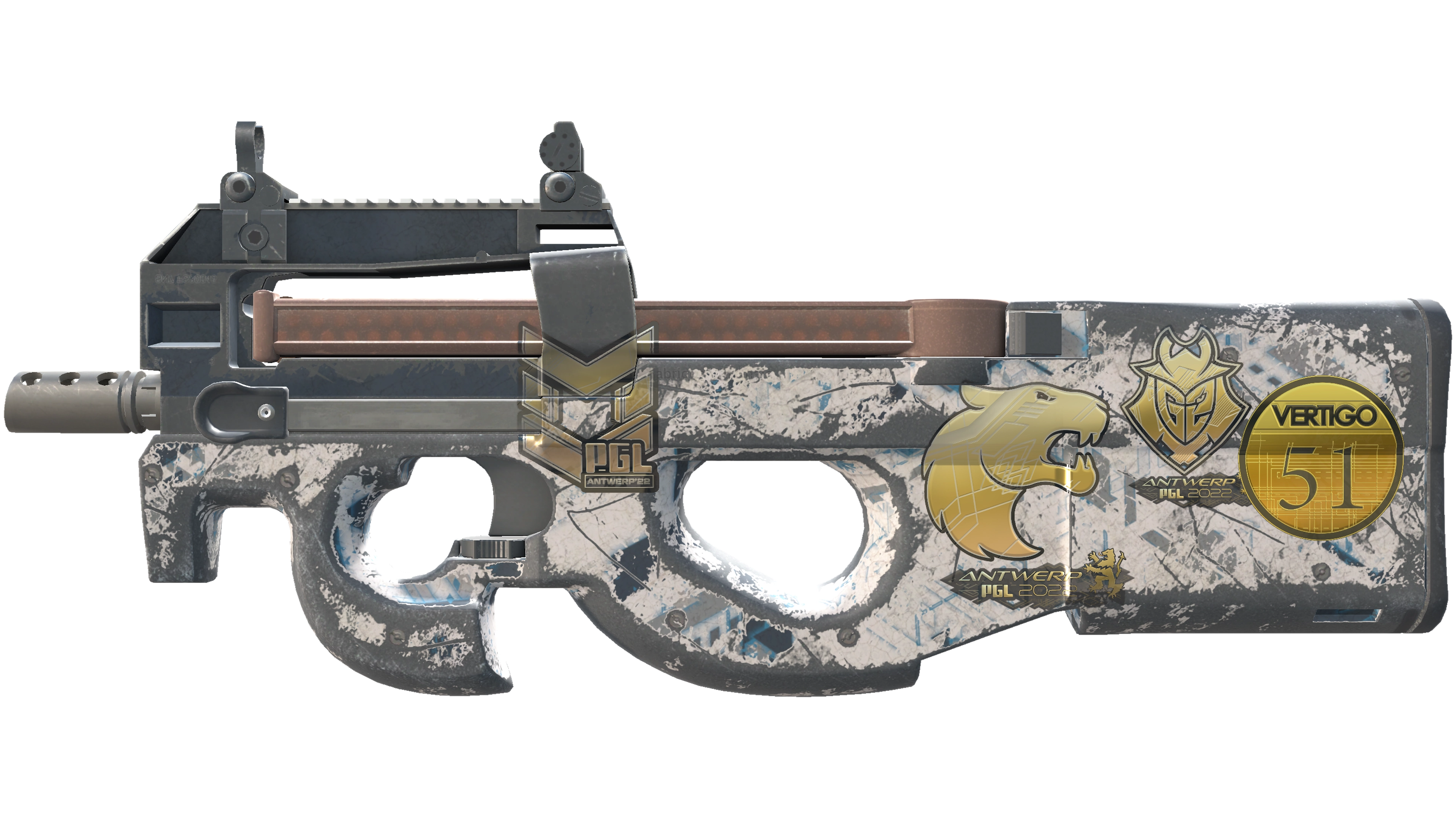 Souvenir P90 | Schematic (Battle-Scarred) thumbnail