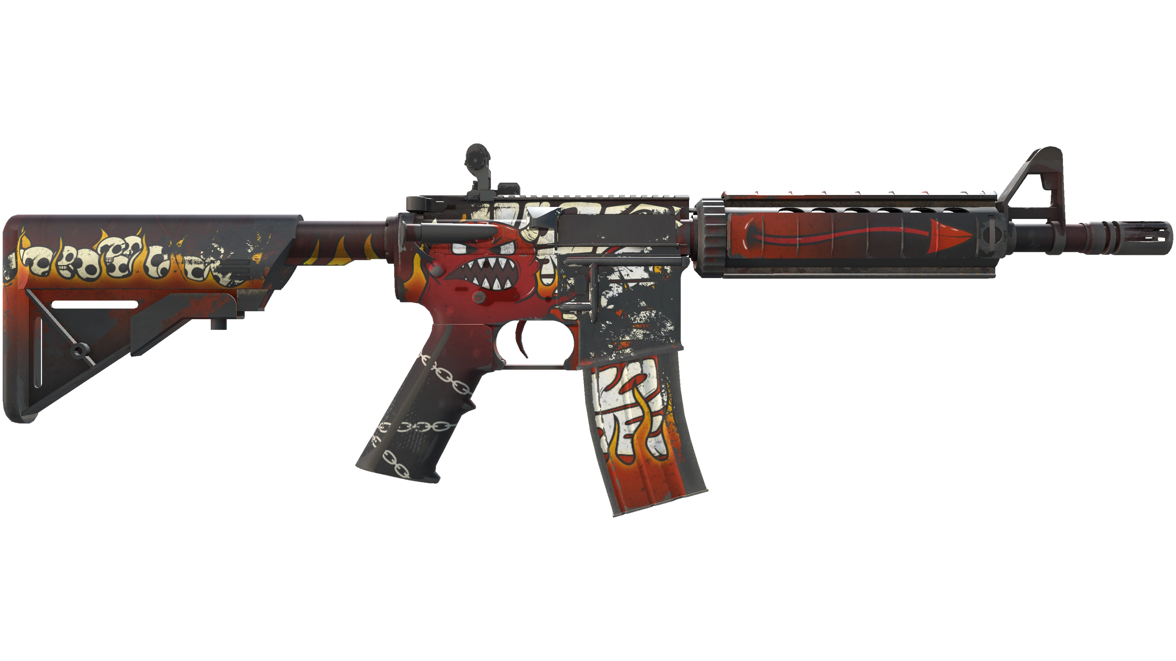 M4A4 | Hellfire (Field-Tested) thumbnail
