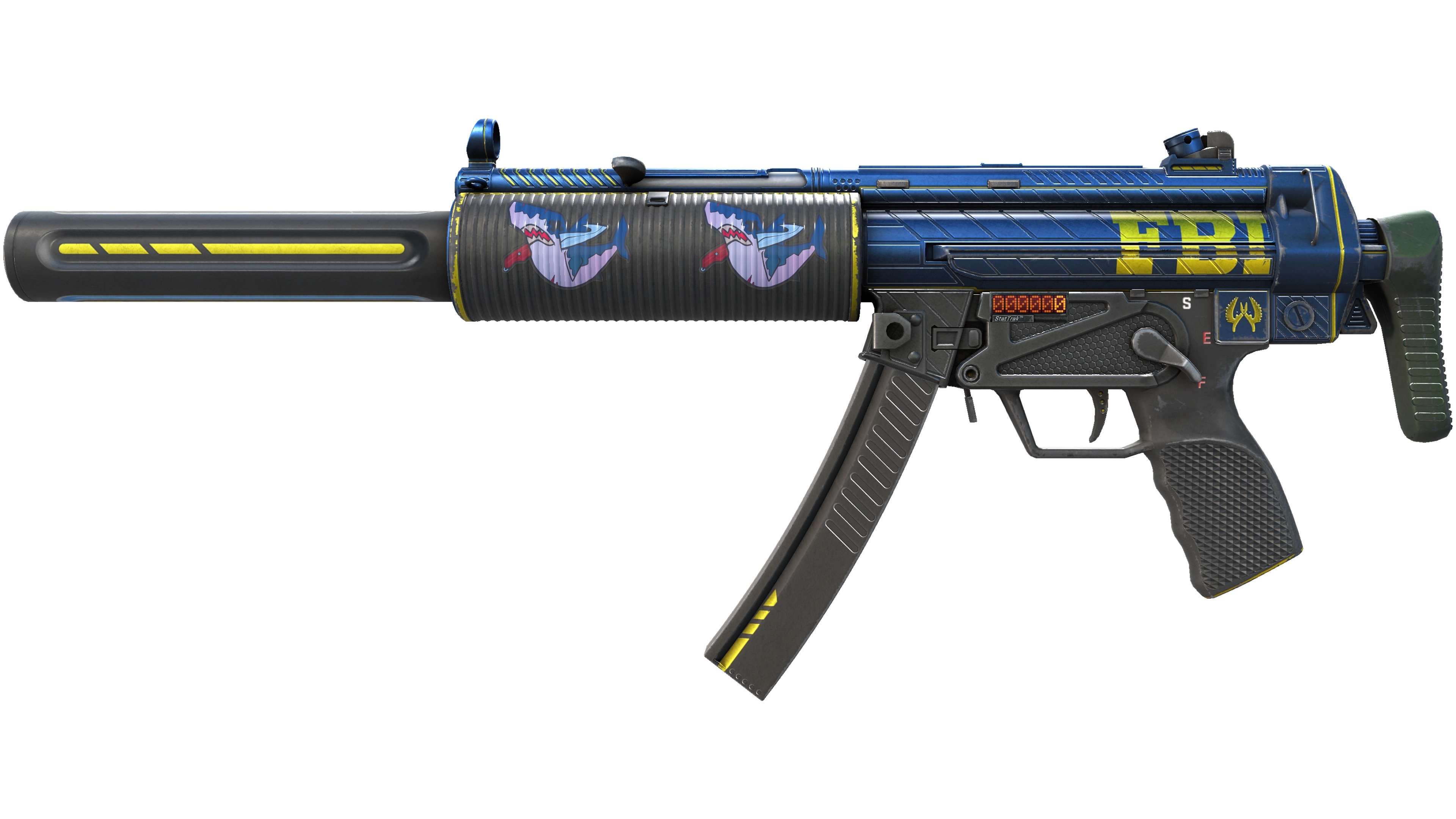 StatTrak™ MP5-SD | Agent (Well-Worn)