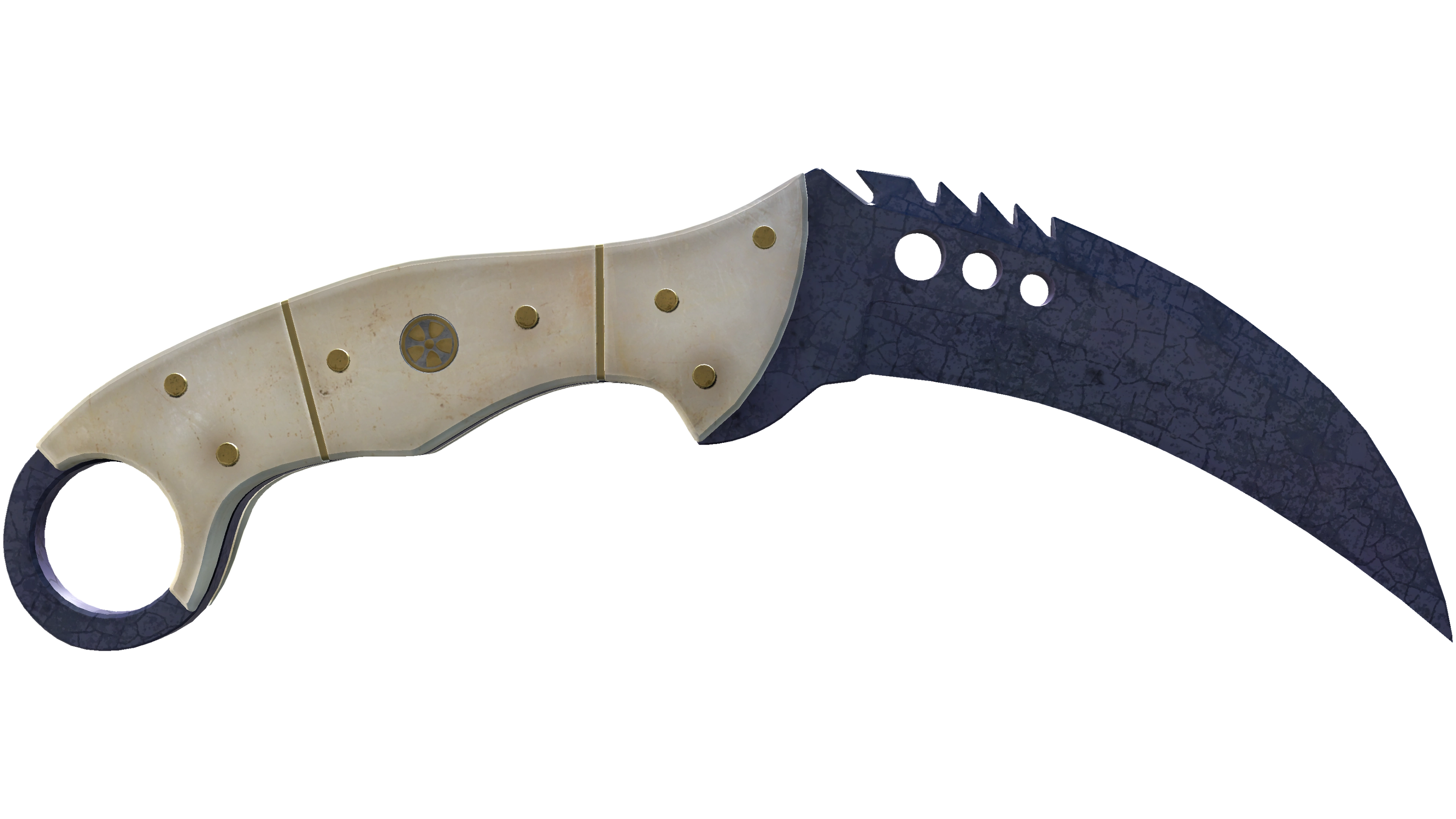 Miniatura de ★ Talon Knife | Blue Steel (Battle-Scarred)