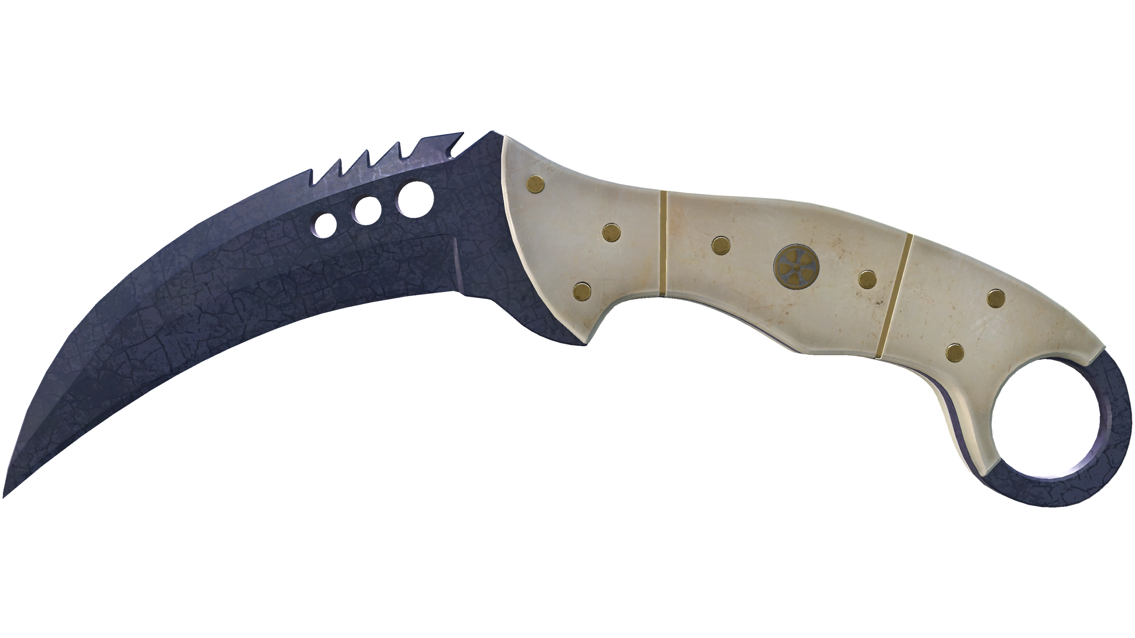 ★ Talon Knife | Blue Steel (Battle-Scarred)