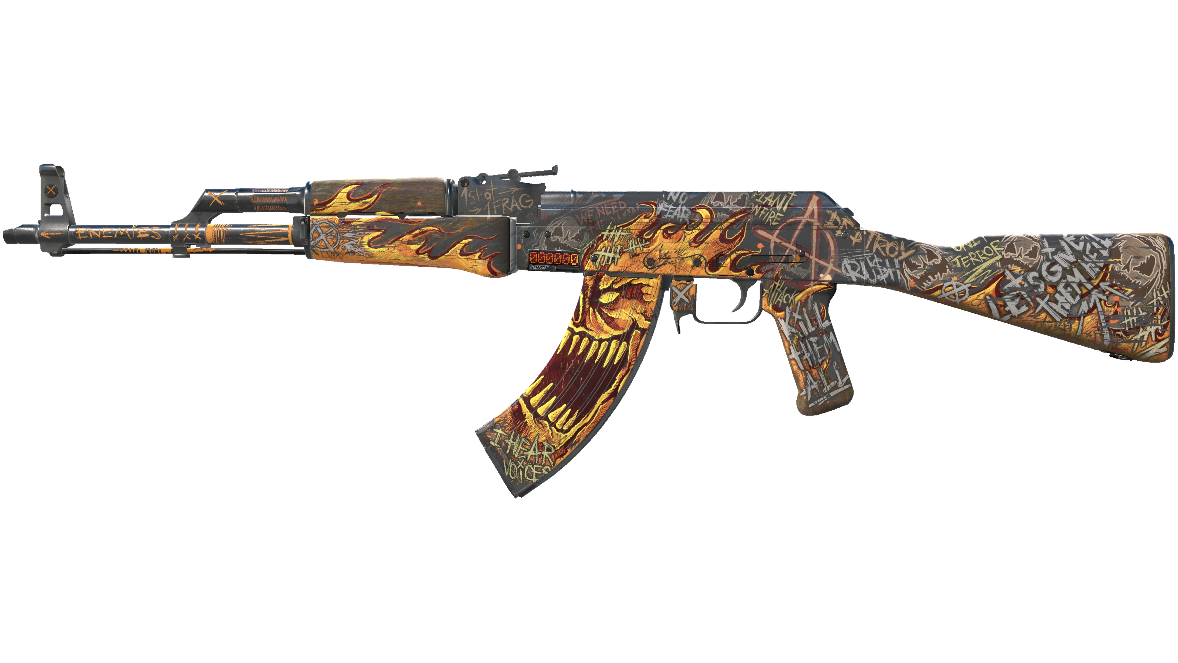 StatTrak™ AK-47 | Searing Rage (Field-Tested)