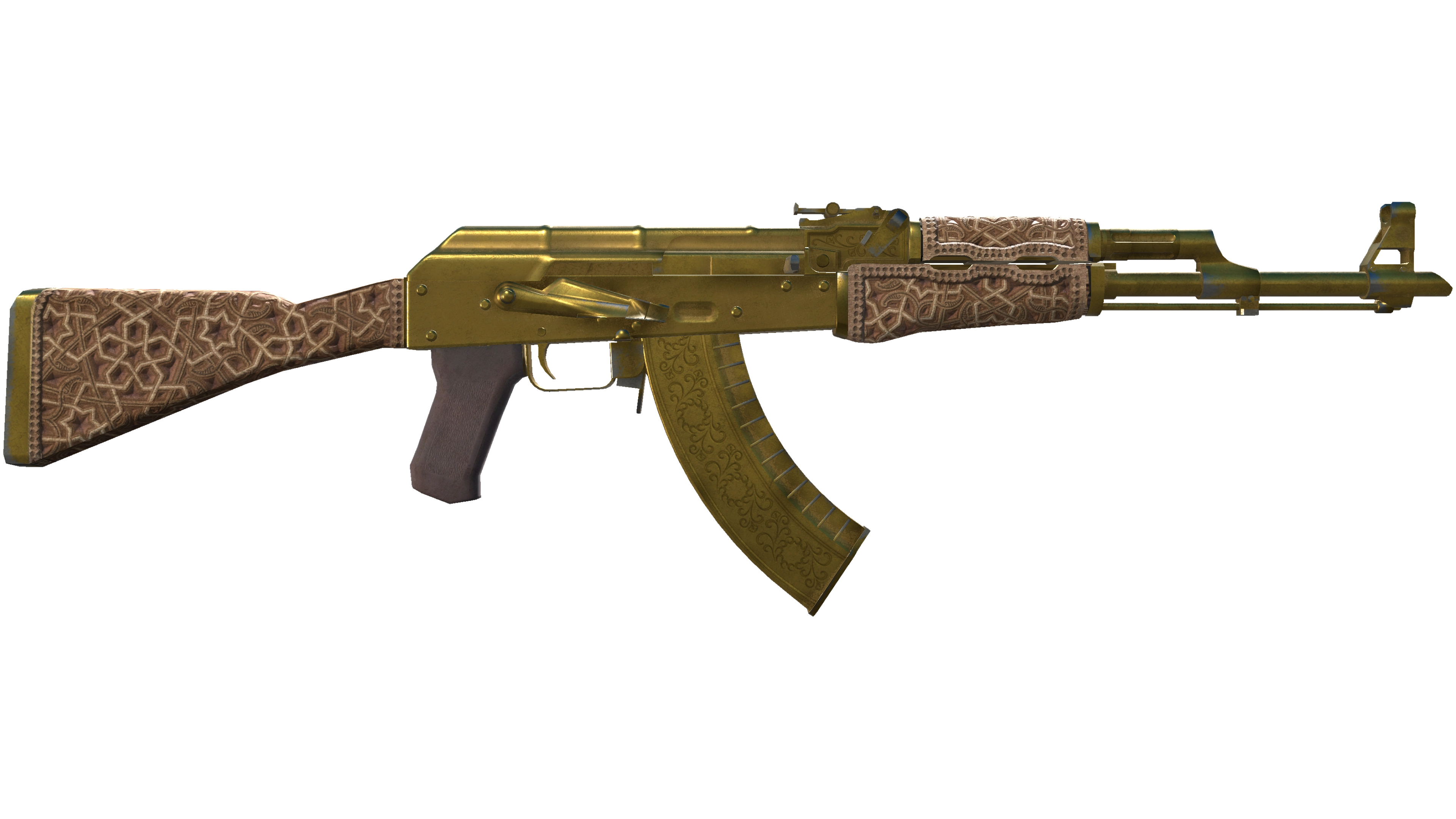 Souvenir AK-47 | Gold Arabesque (Battle-Scarred) thumbnail