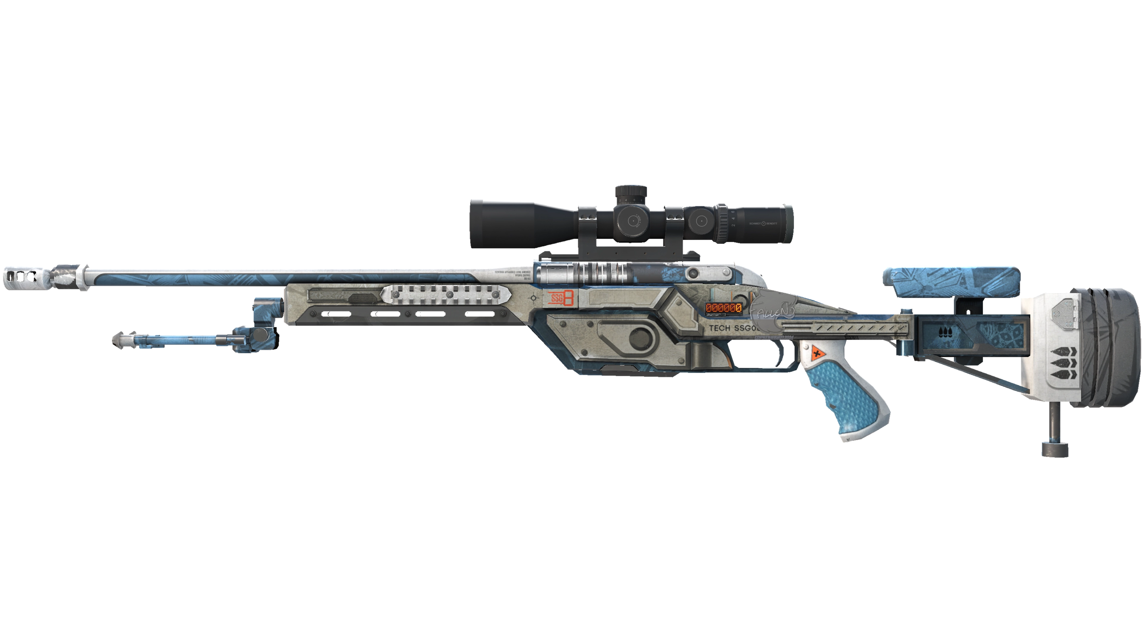 Miniatura de StatTrak™ SSG 08 | Ghost Crusader (Field-Tested)