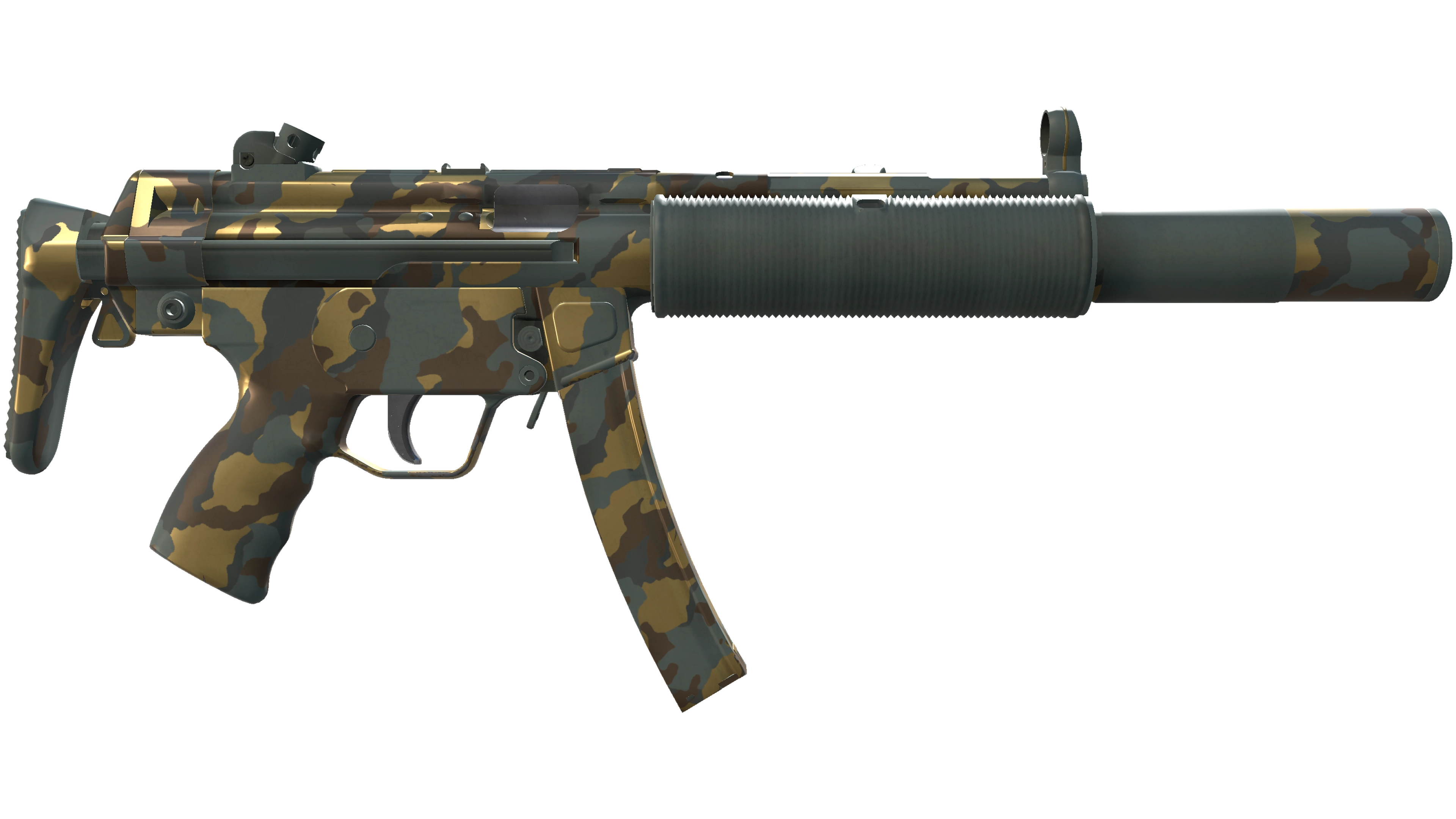 Miniature de MP5-SD | Gold Leaf (Factory New)