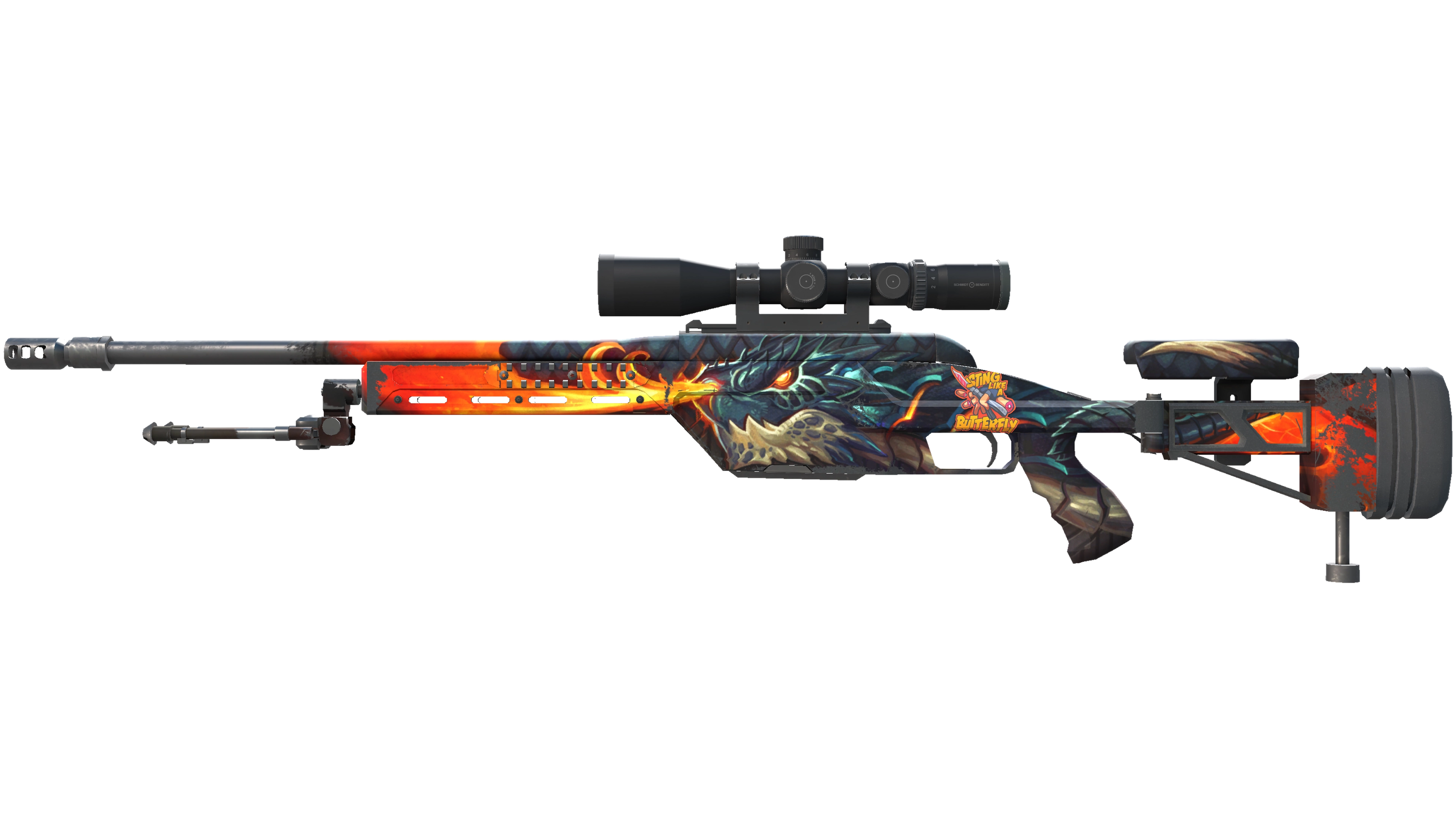 SSG 08 | Dragonfire (Field-Tested)