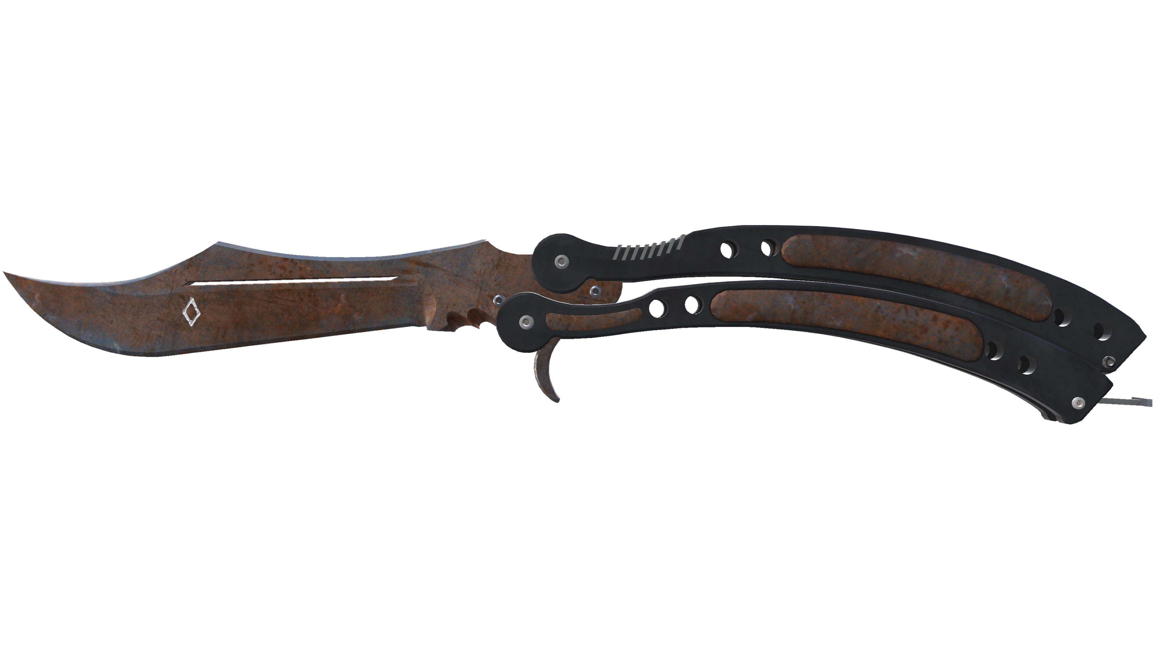 ★ StatTrak™ Butterfly Knife | Rust Coat (Battle-Scarred) thumbnail
