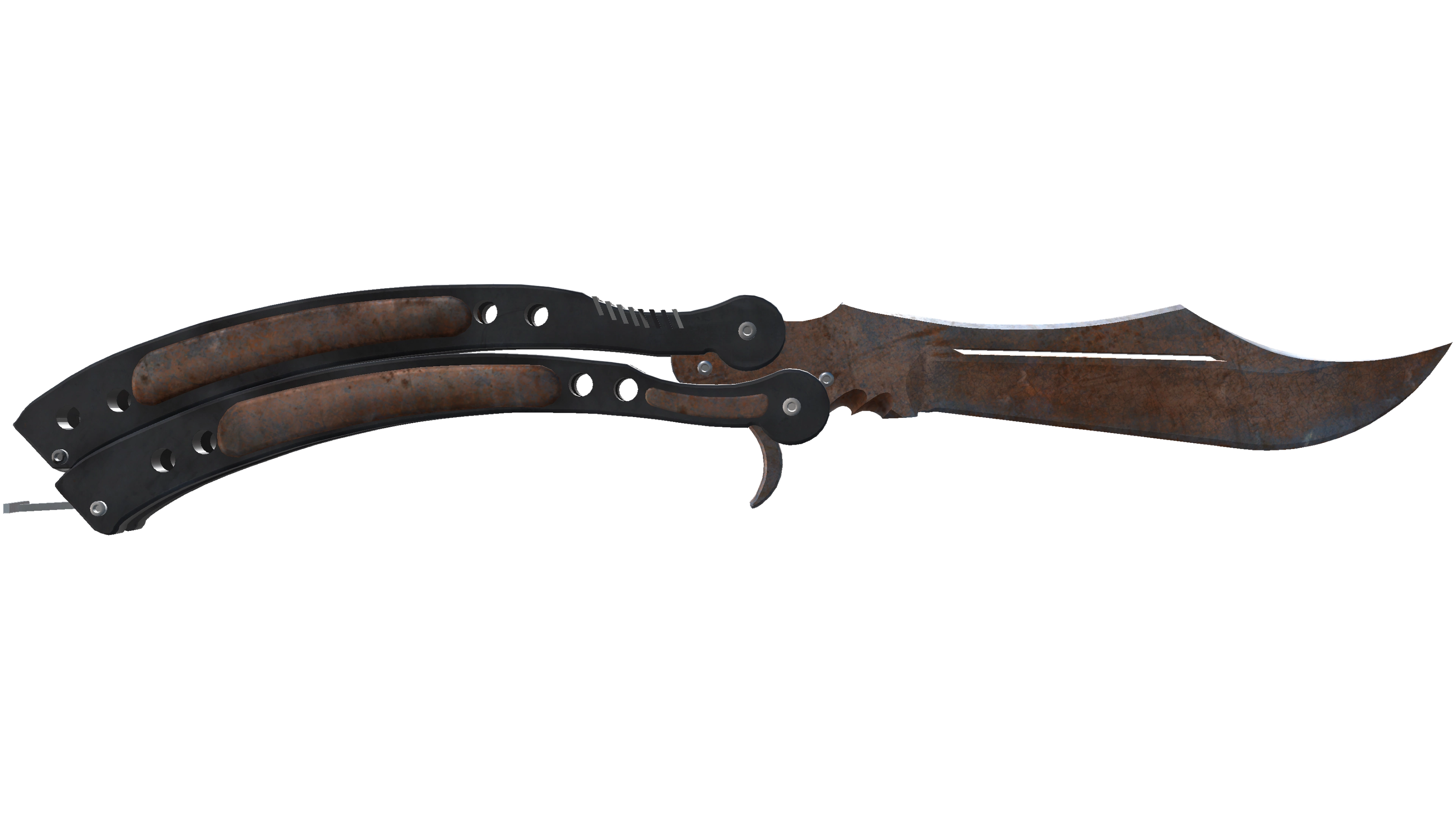 ★ StatTrak™ Butterfly Knife | Rust Coat (Battle-Scarred)