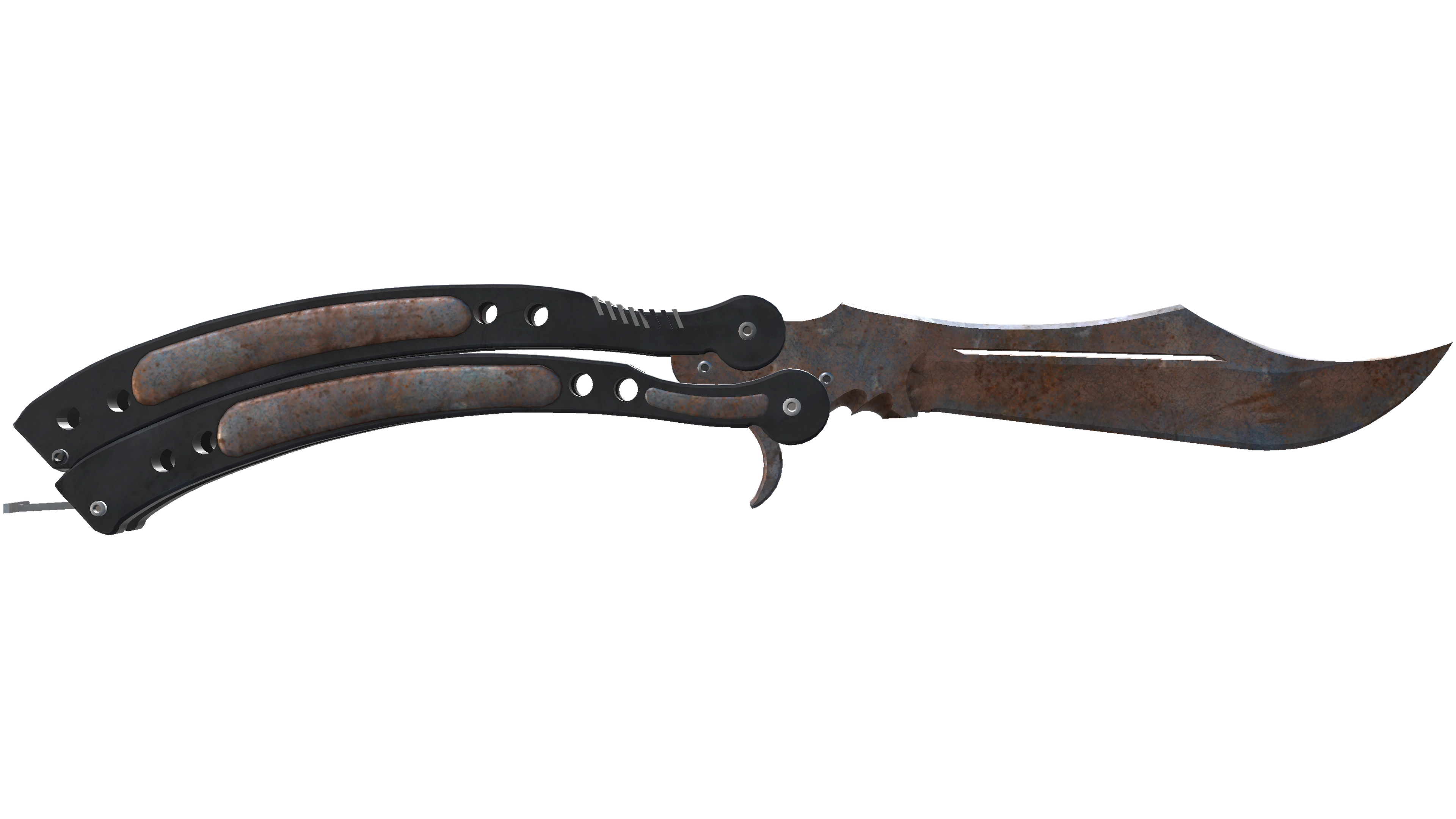 ★ StatTrak™ Butterfly Knife | Rust Coat (Battle-Scarred)