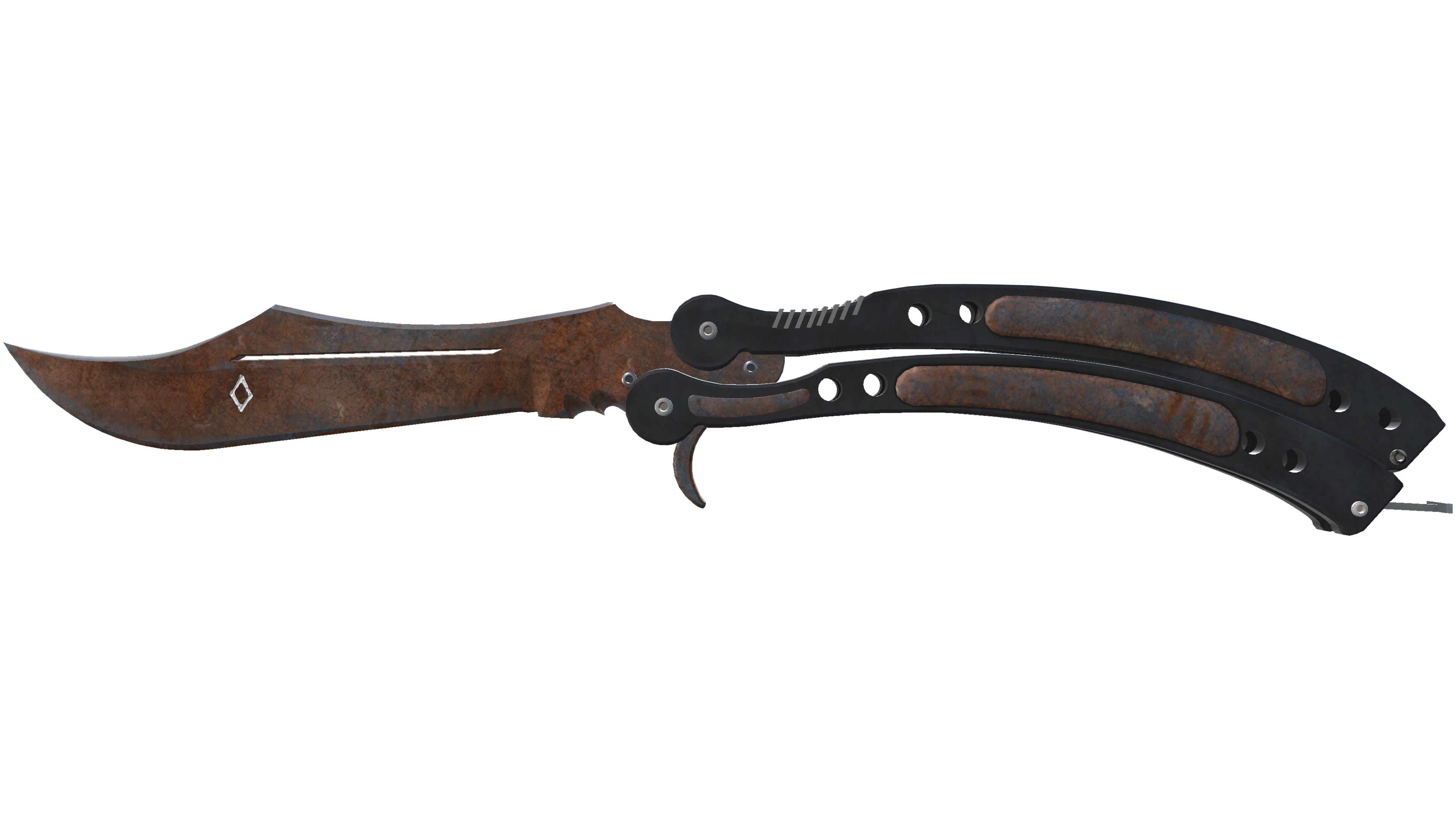 ★ StatTrak™ Butterfly Knife | Rust Coat (Battle-Scarred) thumbnail