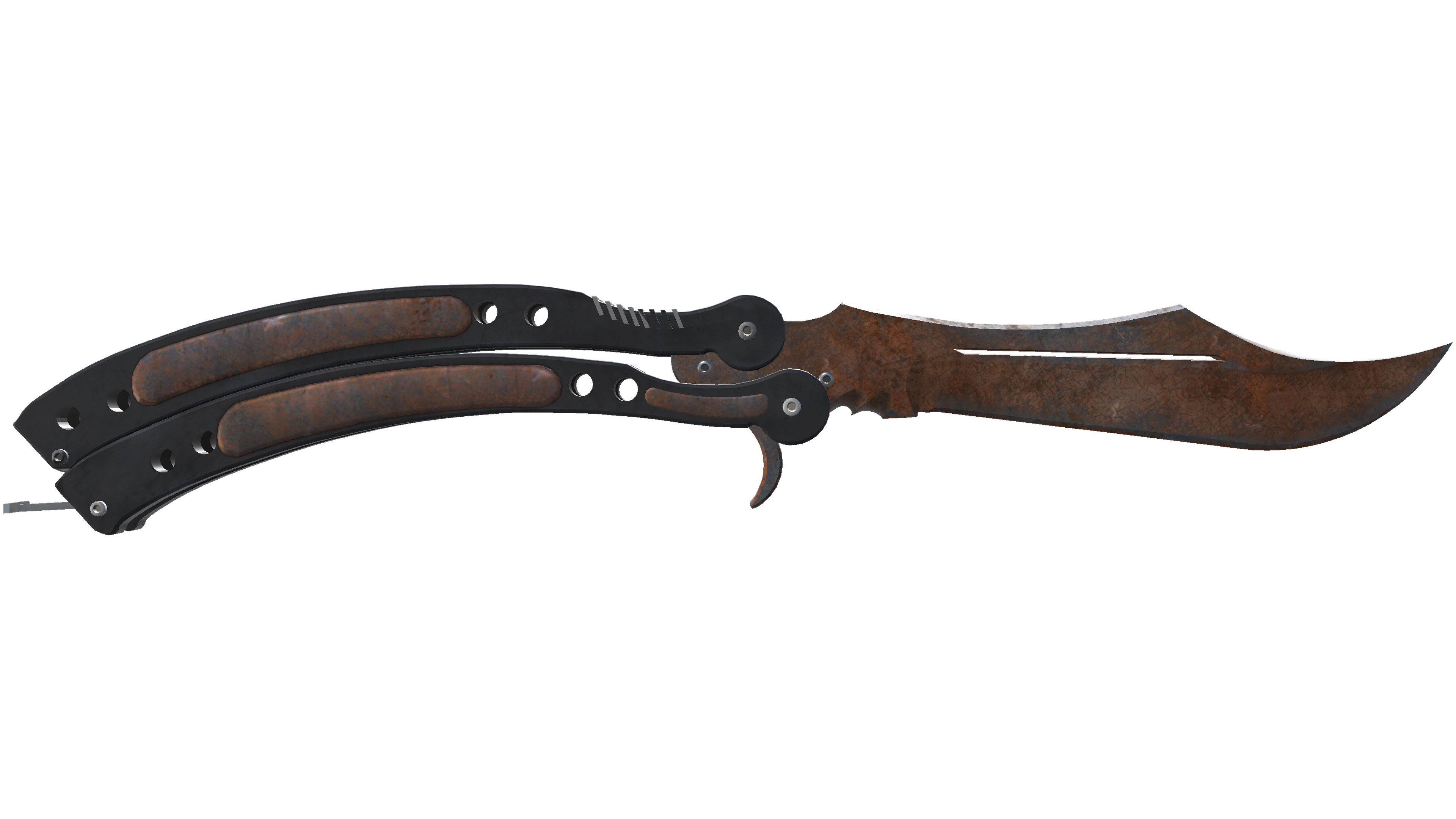 ★ StatTrak™ Butterfly Knife | Rust Coat (Battle-Scarred)