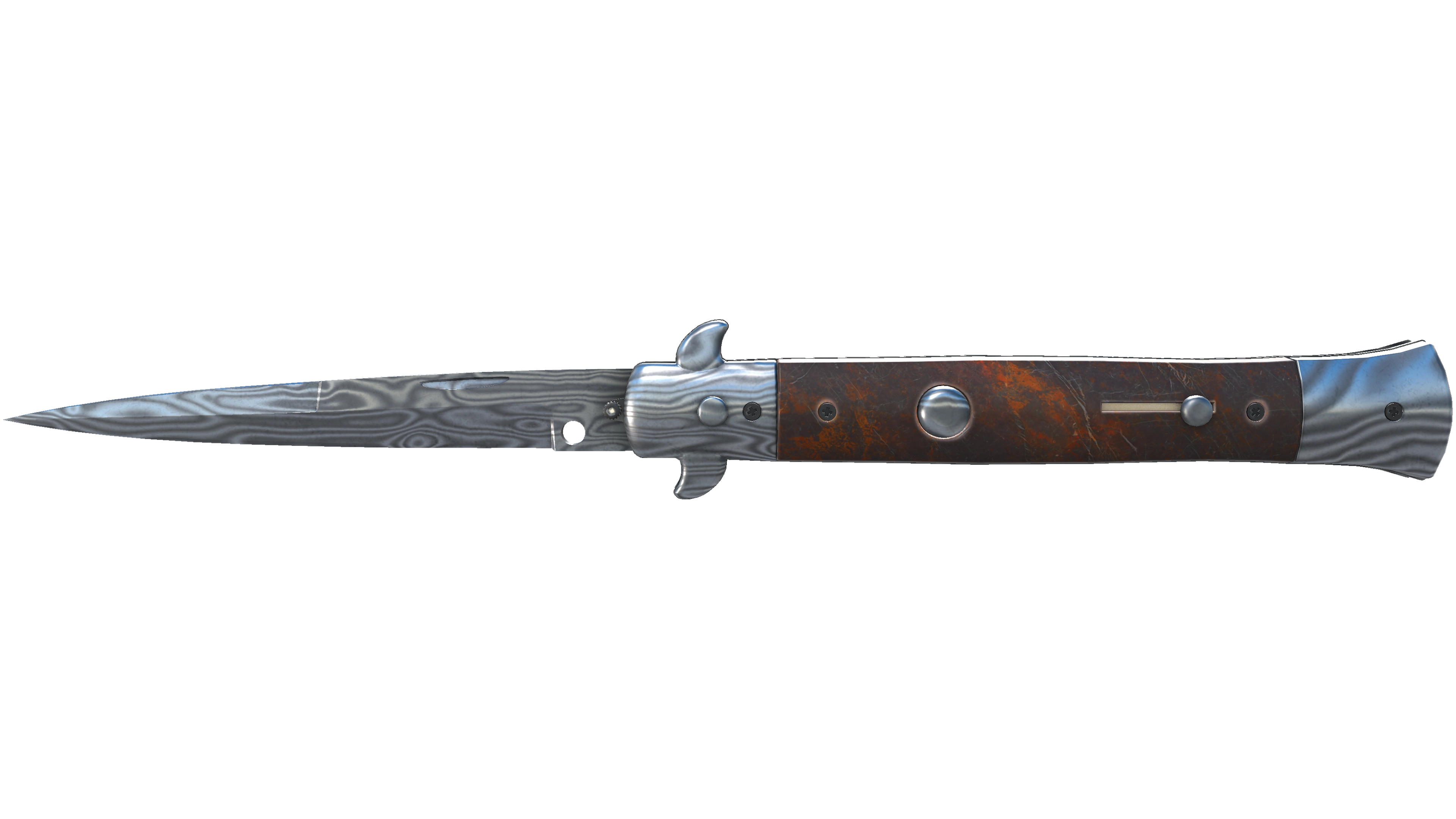 ★ Stiletto Knife | Damascus Steel (Minimal Wear) thumbnail