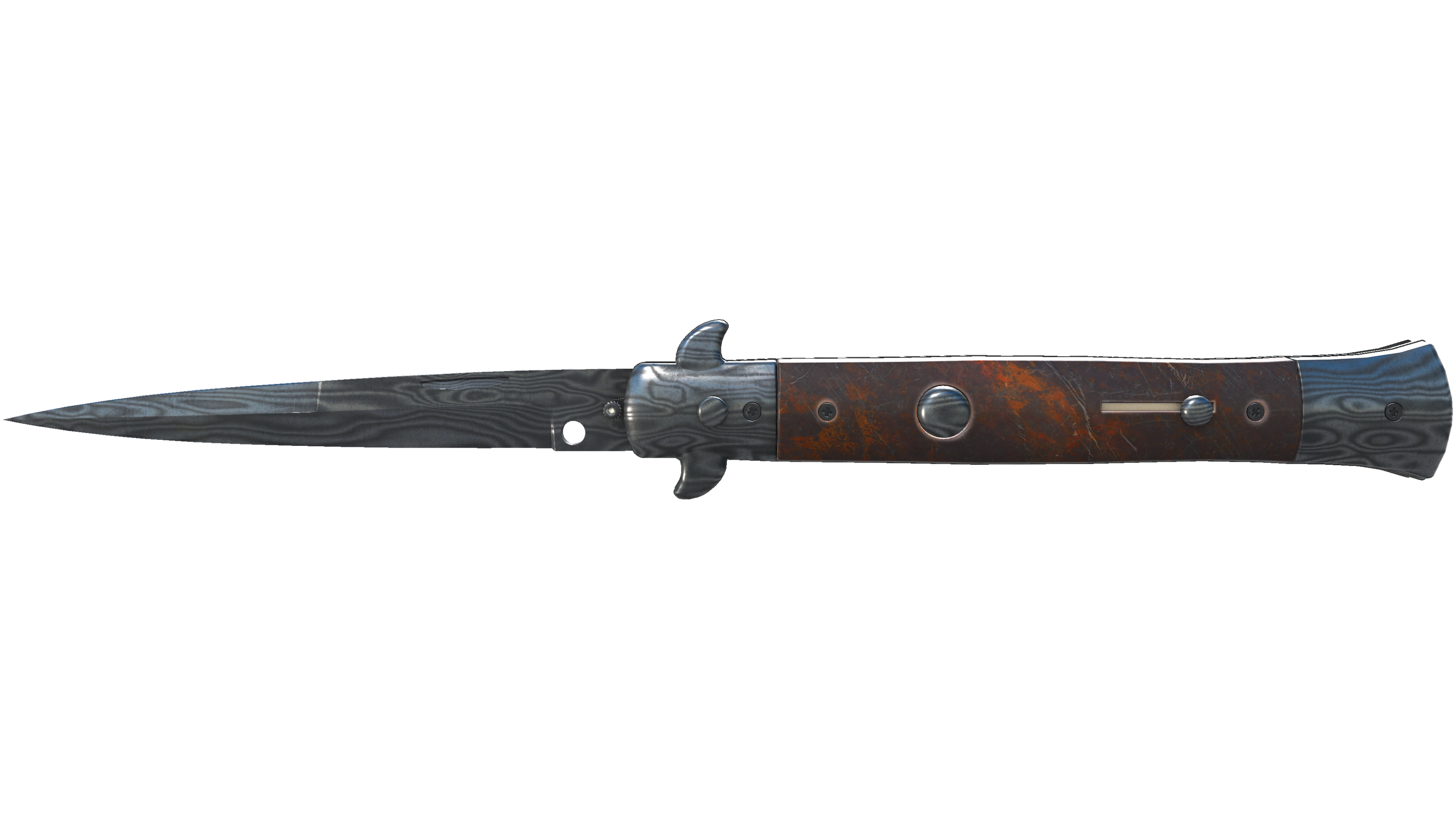 ★ Stiletto Knife | Damascus Steel (Battle-Scarred) thumbnail