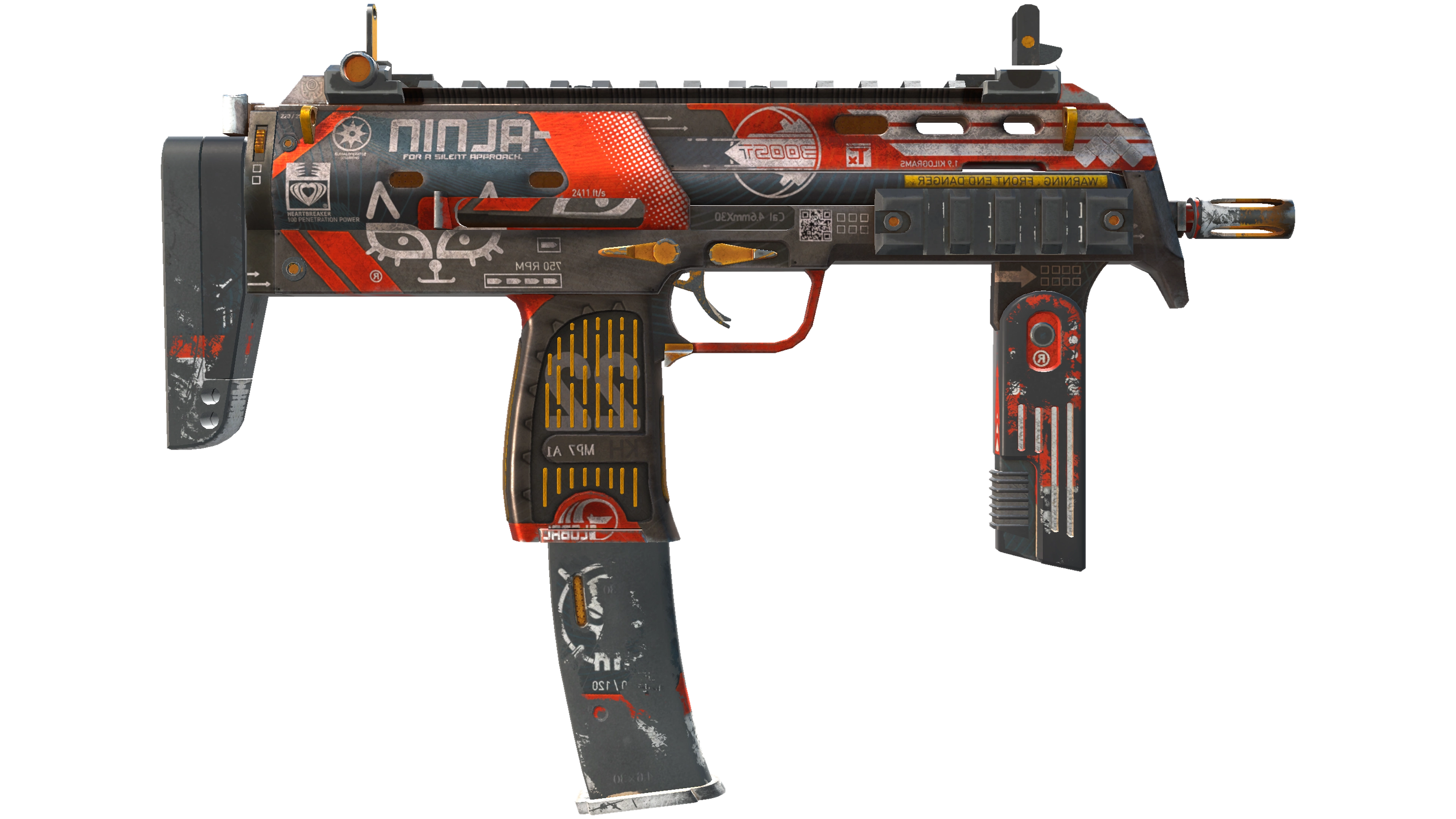 صورة مصغرة لـ StatTrak™ MP7 | Bloodsport (Battle-Scarred)