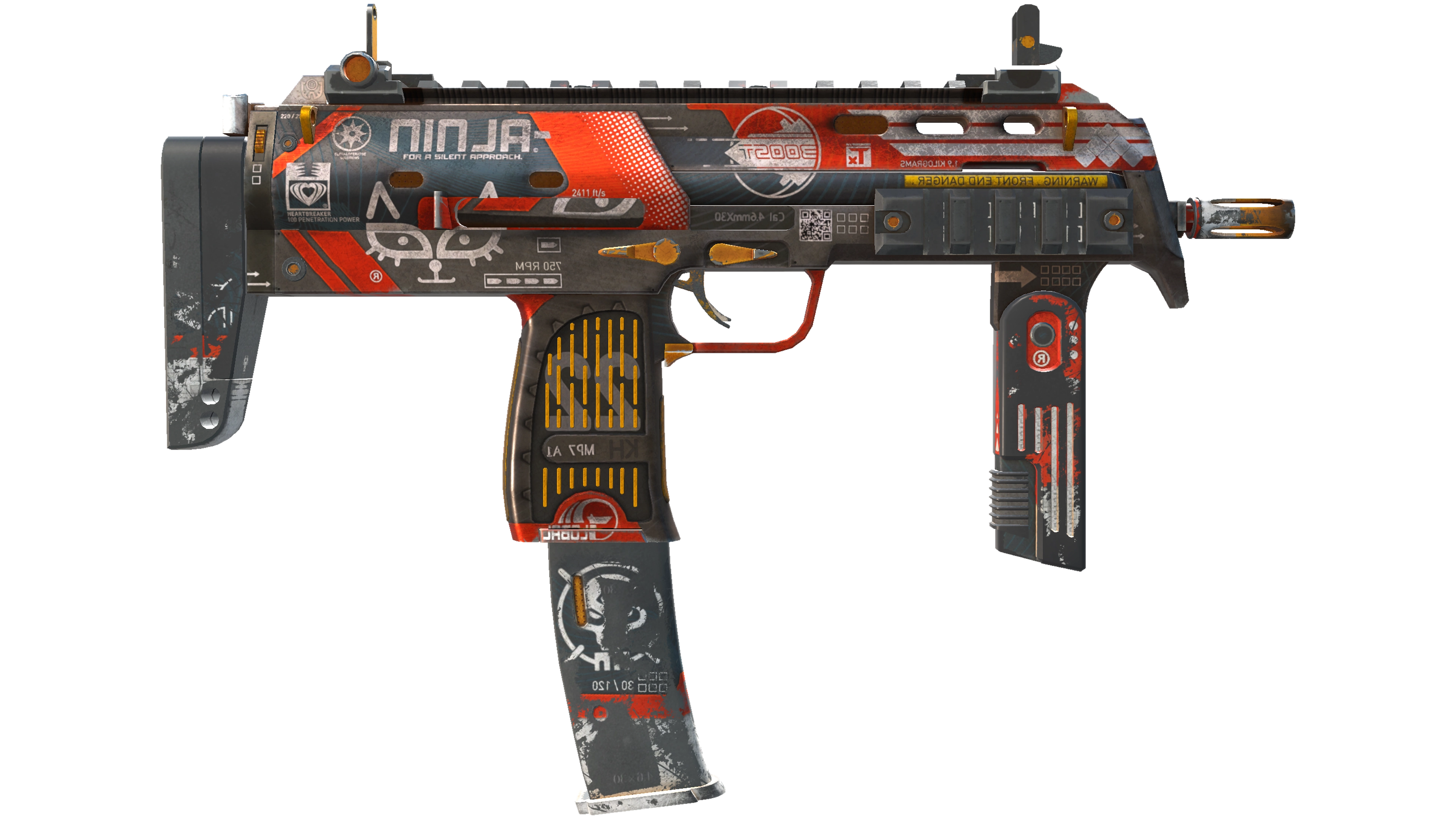صورة مصغرة لـ StatTrak™ MP7 | Bloodsport (Battle-Scarred)