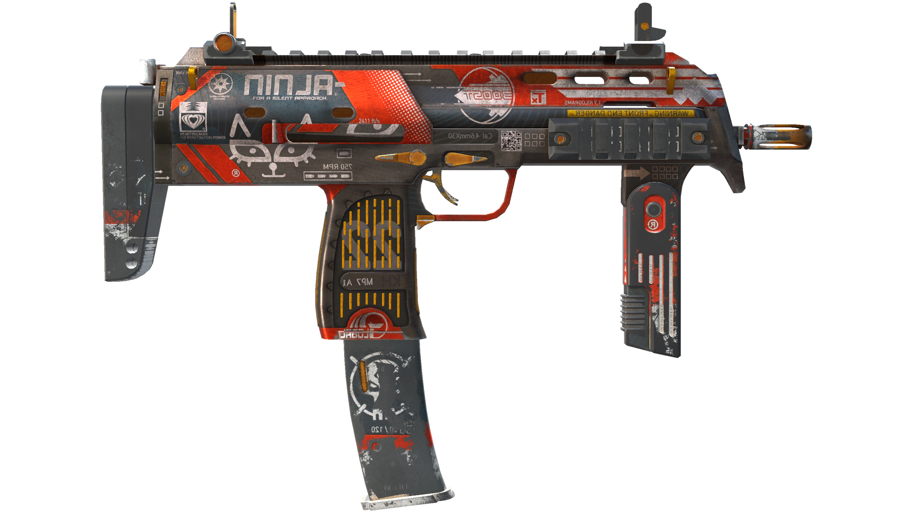 صورة مصغرة لـ StatTrak™ MP7 | Bloodsport (Battle-Scarred)