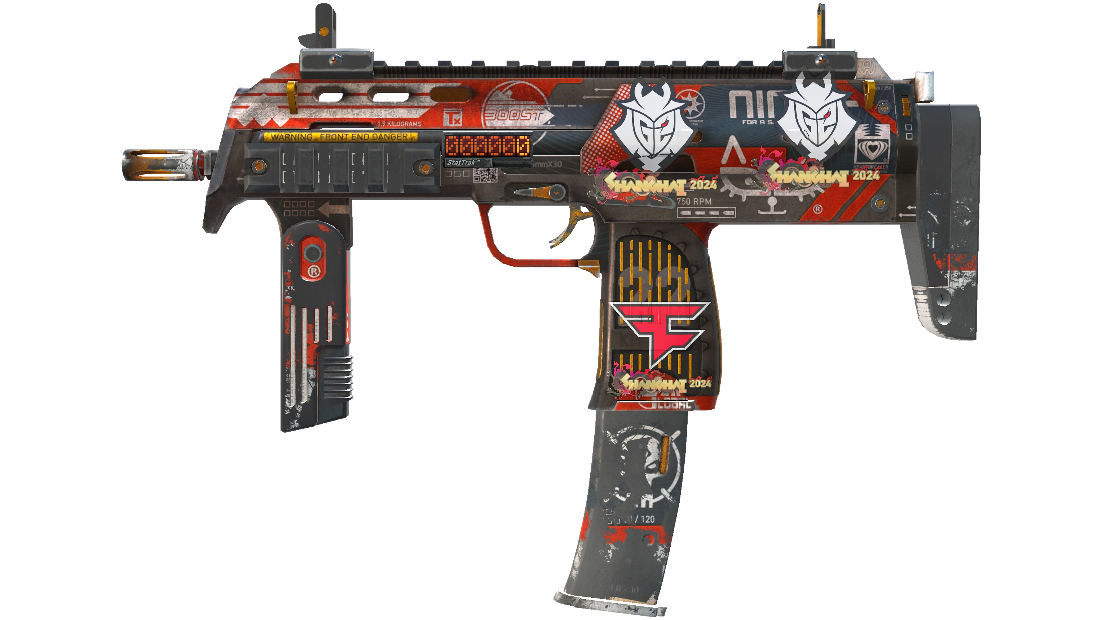 StatTrak™ MP7 | Bloodsport (Battle-Scarred)