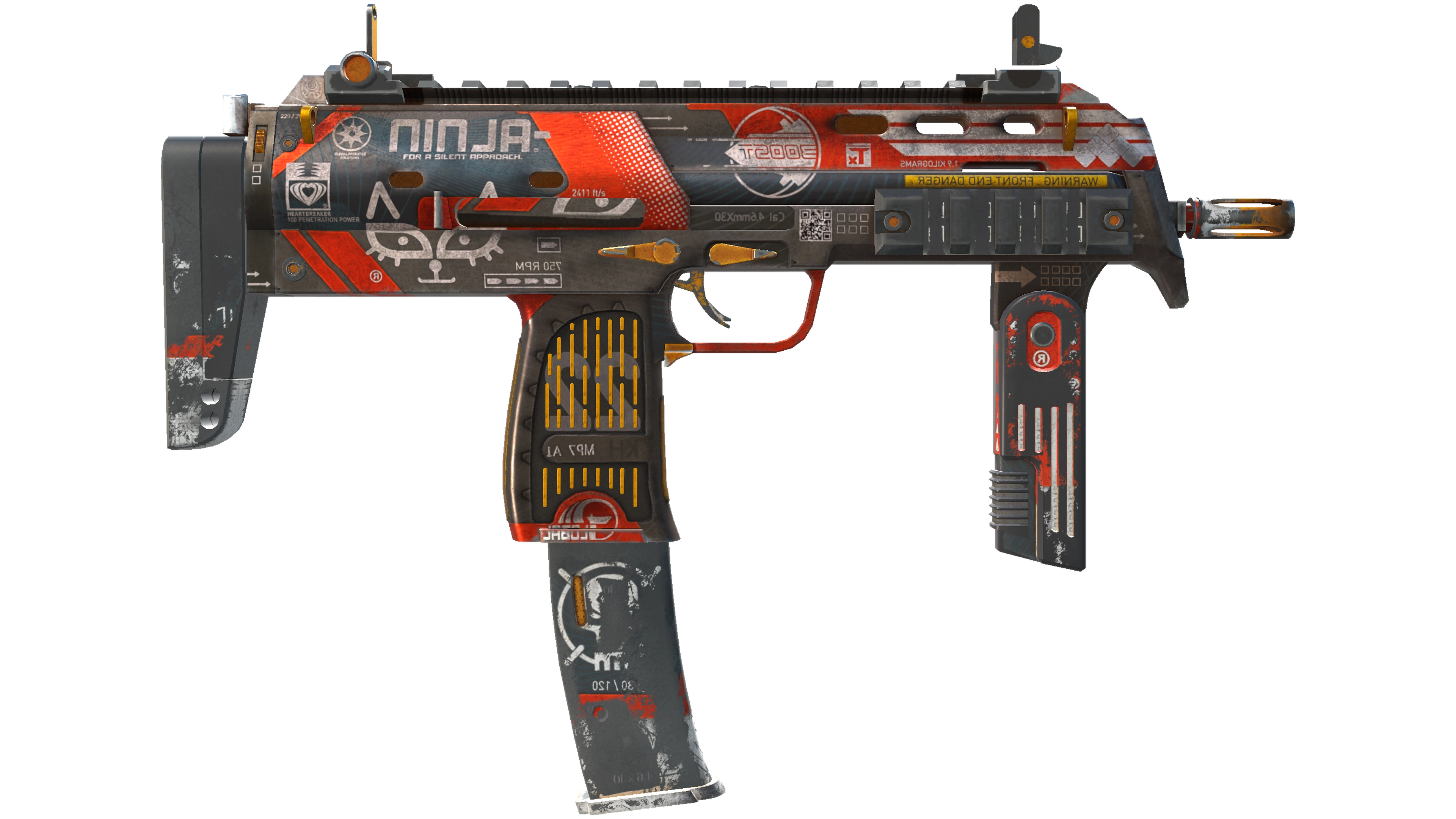 صورة مصغرة لـ StatTrak™ MP7 | Bloodsport (Battle-Scarred)
