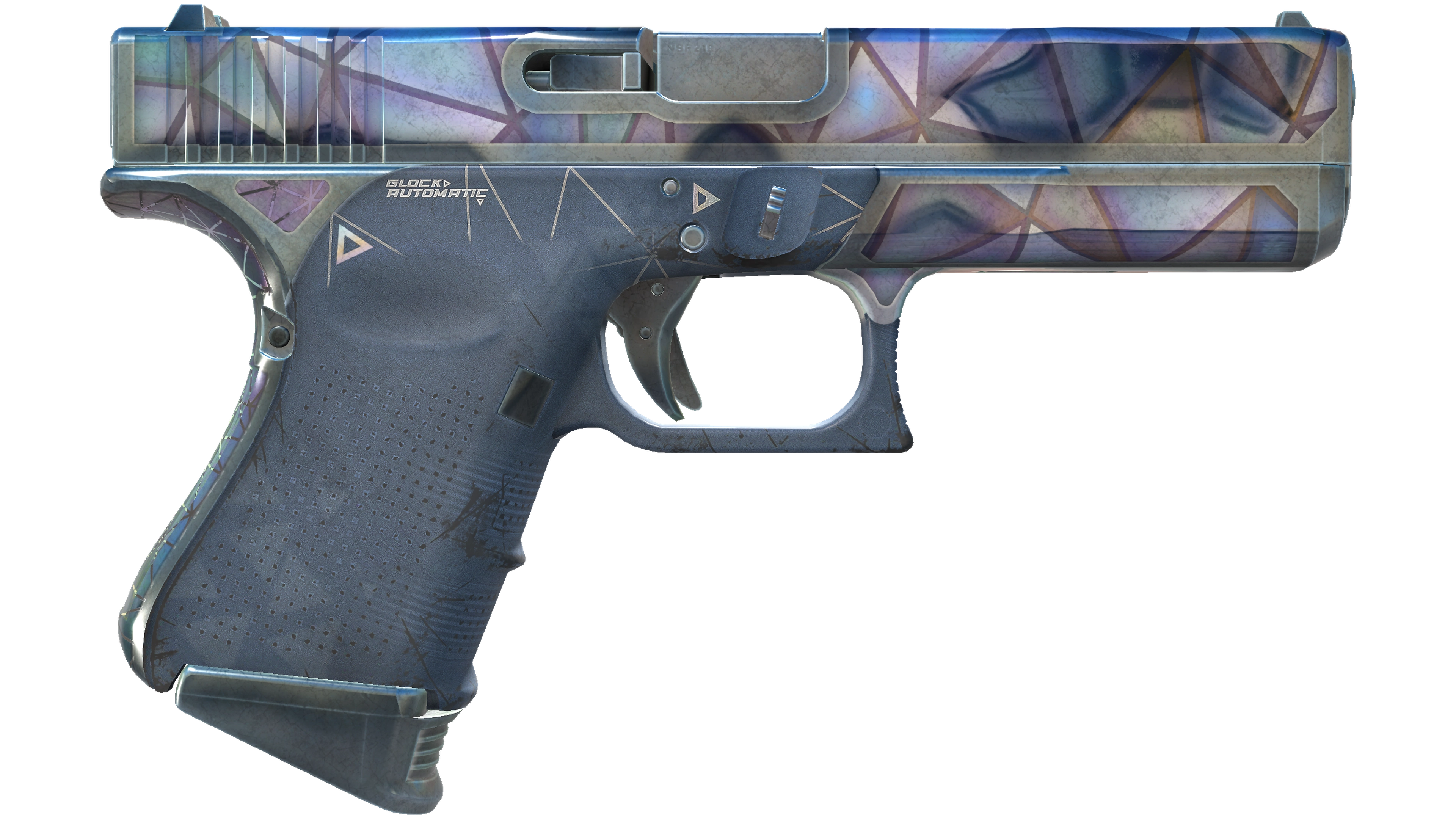Glock-18 | Mirror Mosaic (Well-Worn) thumbnail