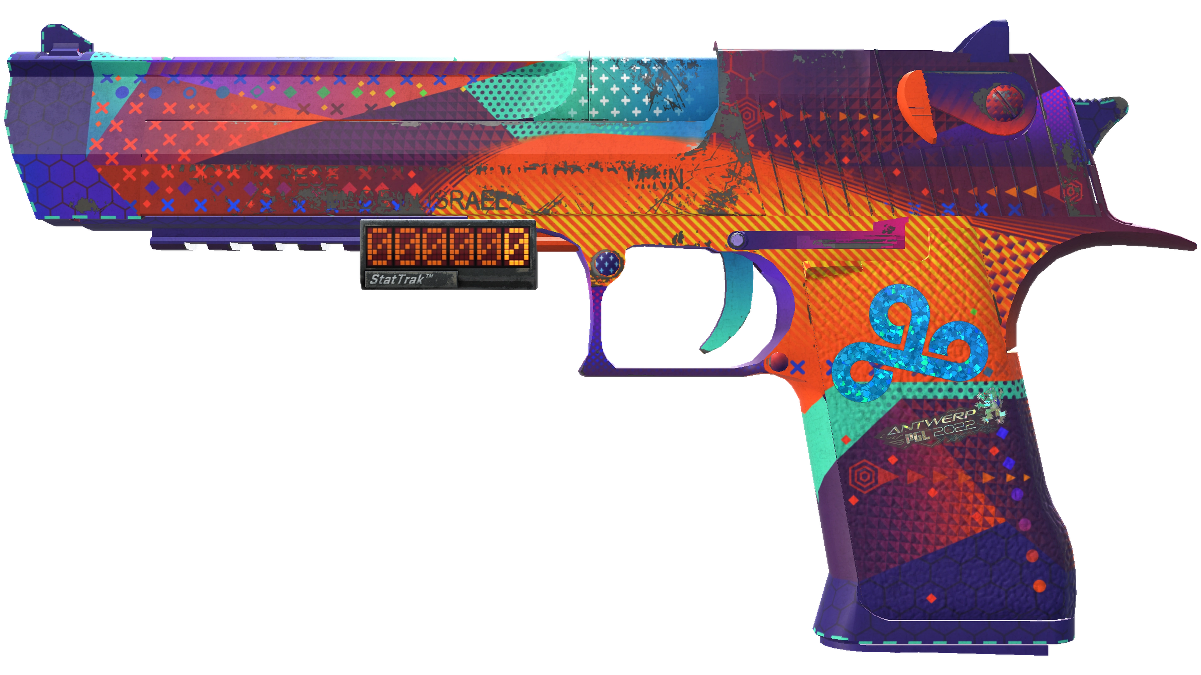 StatTrak™ Desert Eagle | Ocean Drive (Well-Worn) thumbnail
