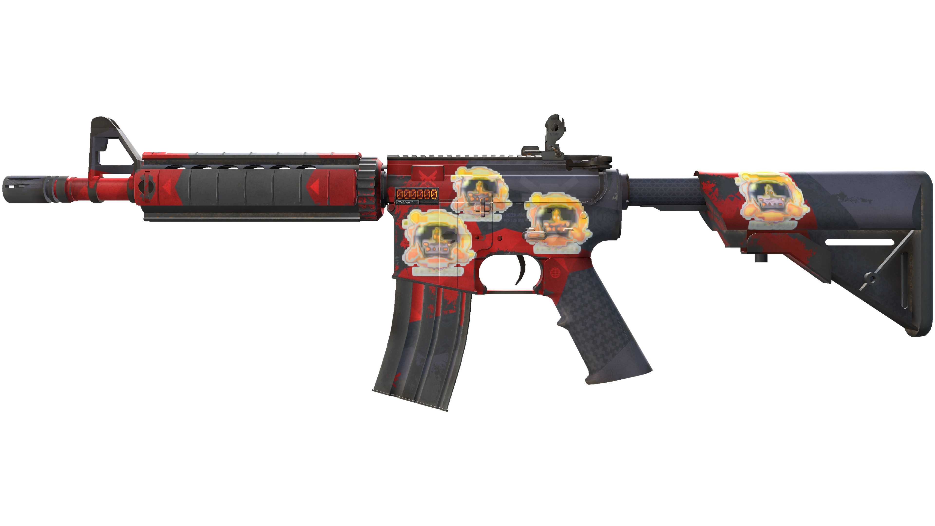 StatTrak™ M4A4 | Evil Daimyo (Well-Worn)