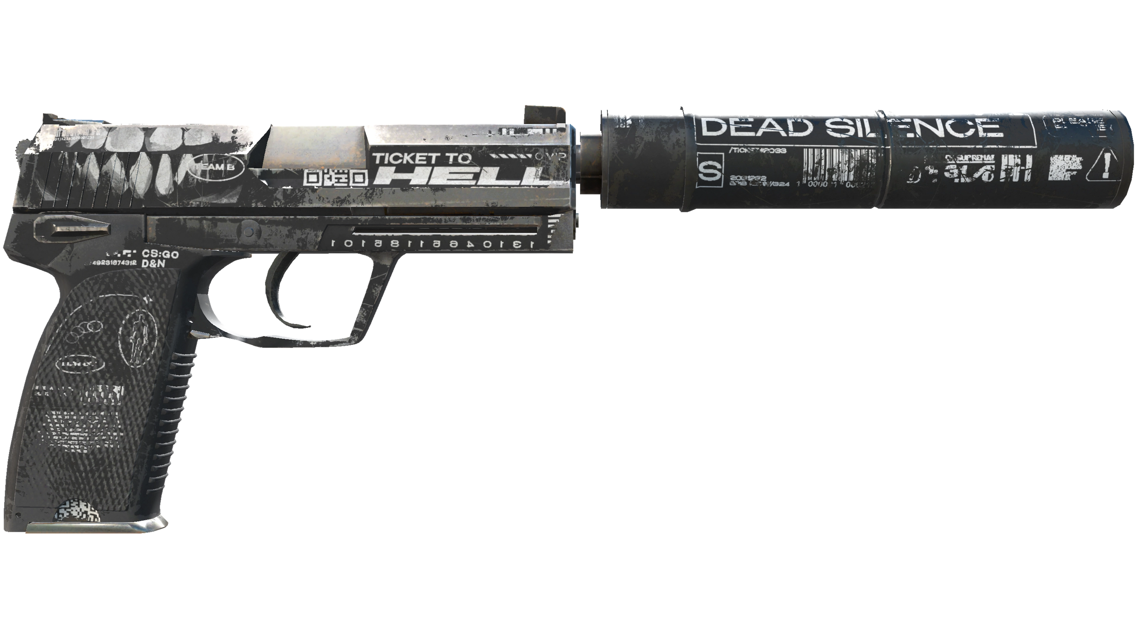 USP-S | Ticket to Hell (Well-Worn) thumbnail