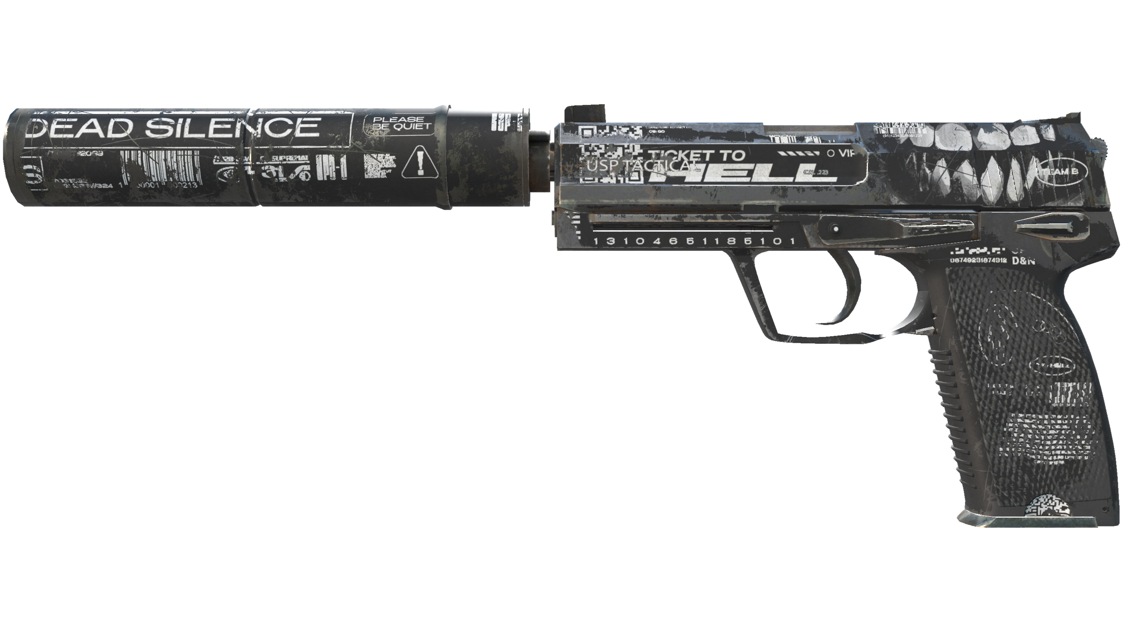 USP-S | Ticket to Hell (Well-Worn)