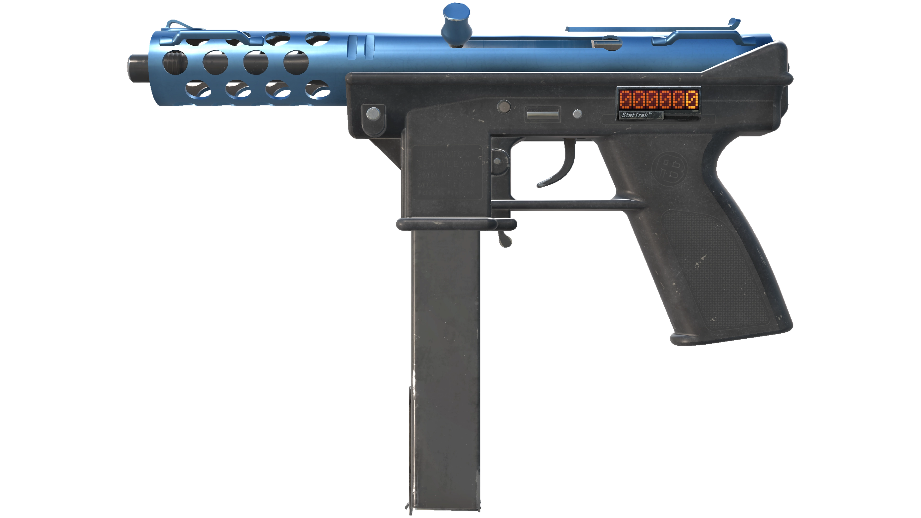 StatTrak™ Tec-9 | Blue Titanium (Factory New)
