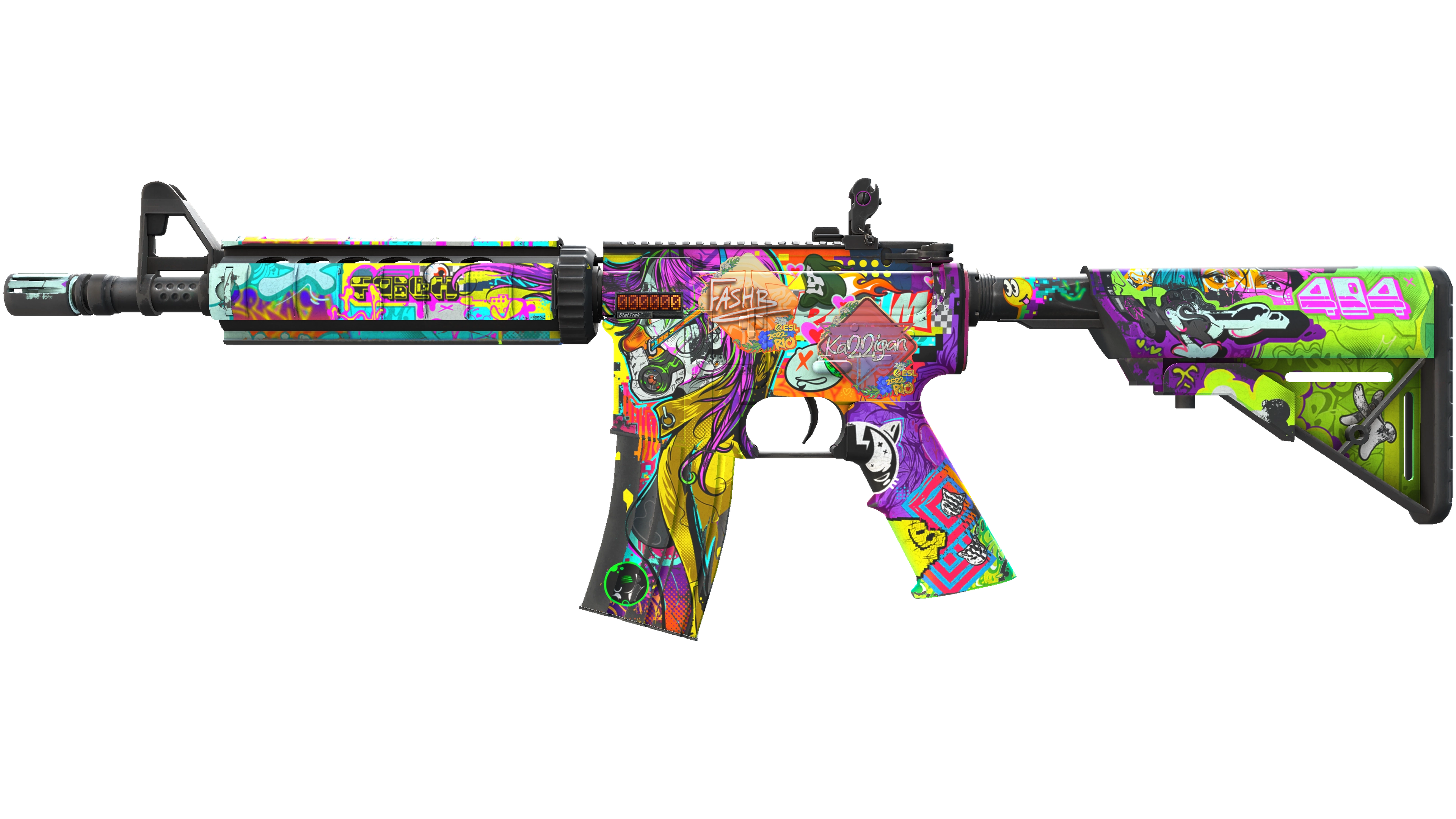 StatTrak™ M4A4 | In Living Color (Field-Tested) thumbnail