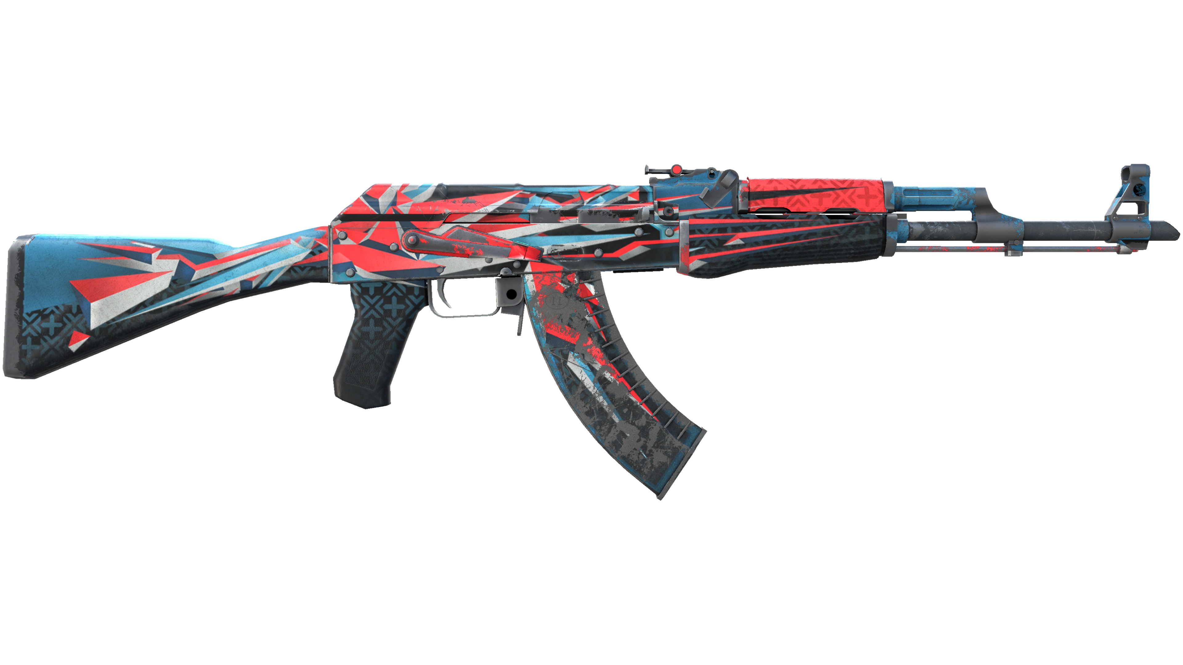 StatTrak™ AK-47 | Point Disarray (Well-Worn) thumbnail