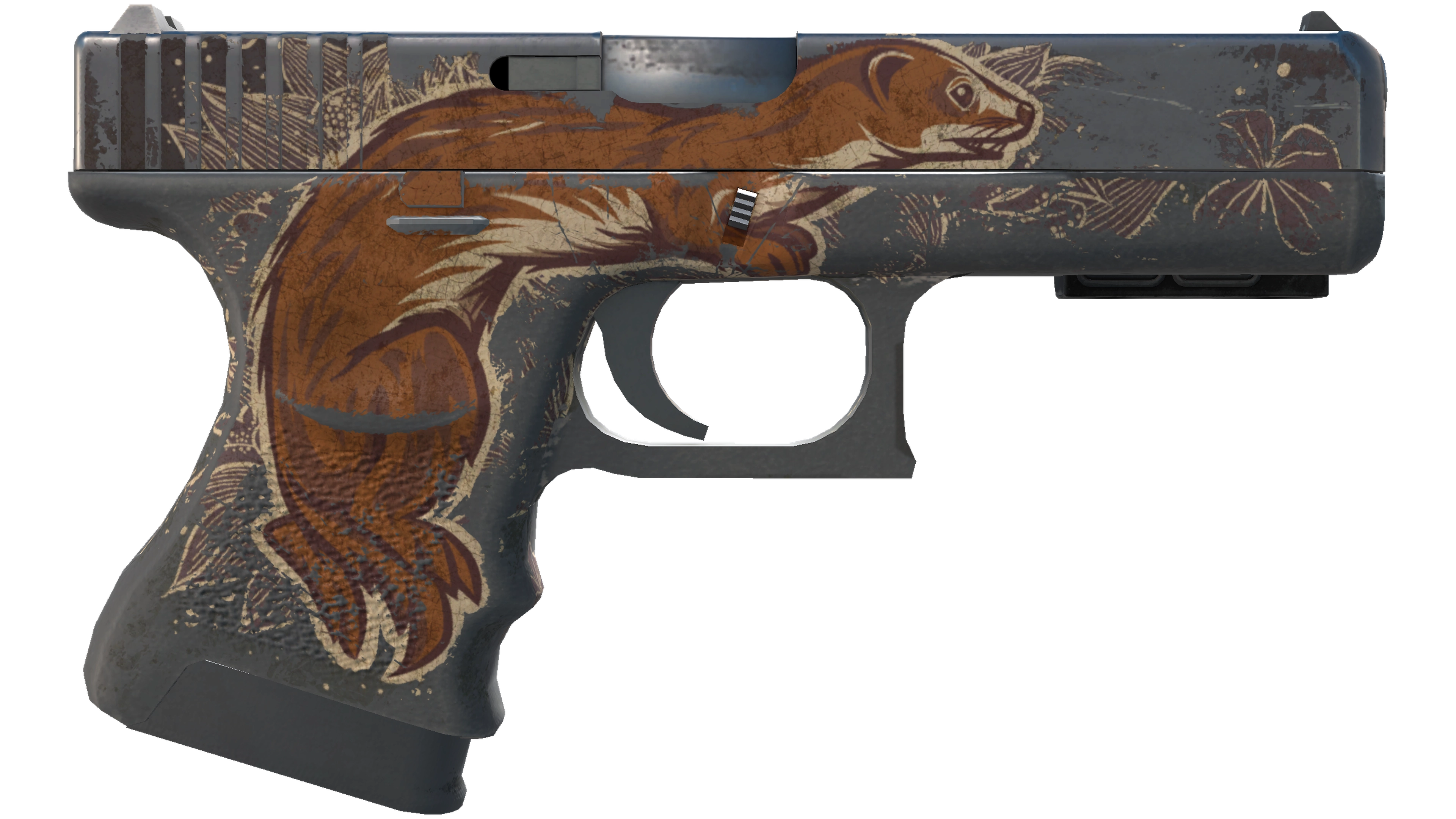 Миниатюра StatTrak™ Glock-18 | Weasel (Battle-Scarred)