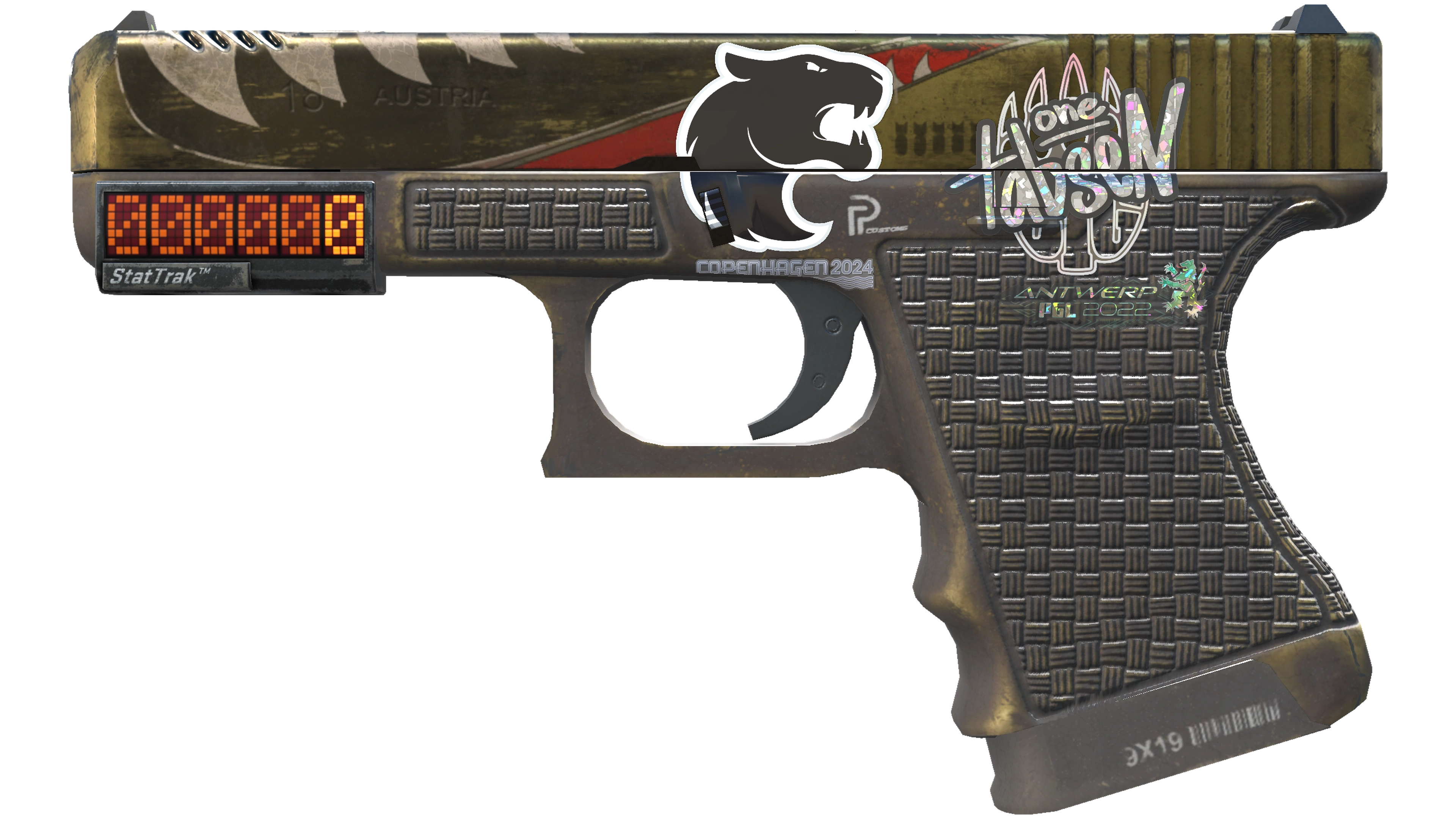 Vorschau von StatTrak™ Glock-18 | Warhawk (Field-Tested)