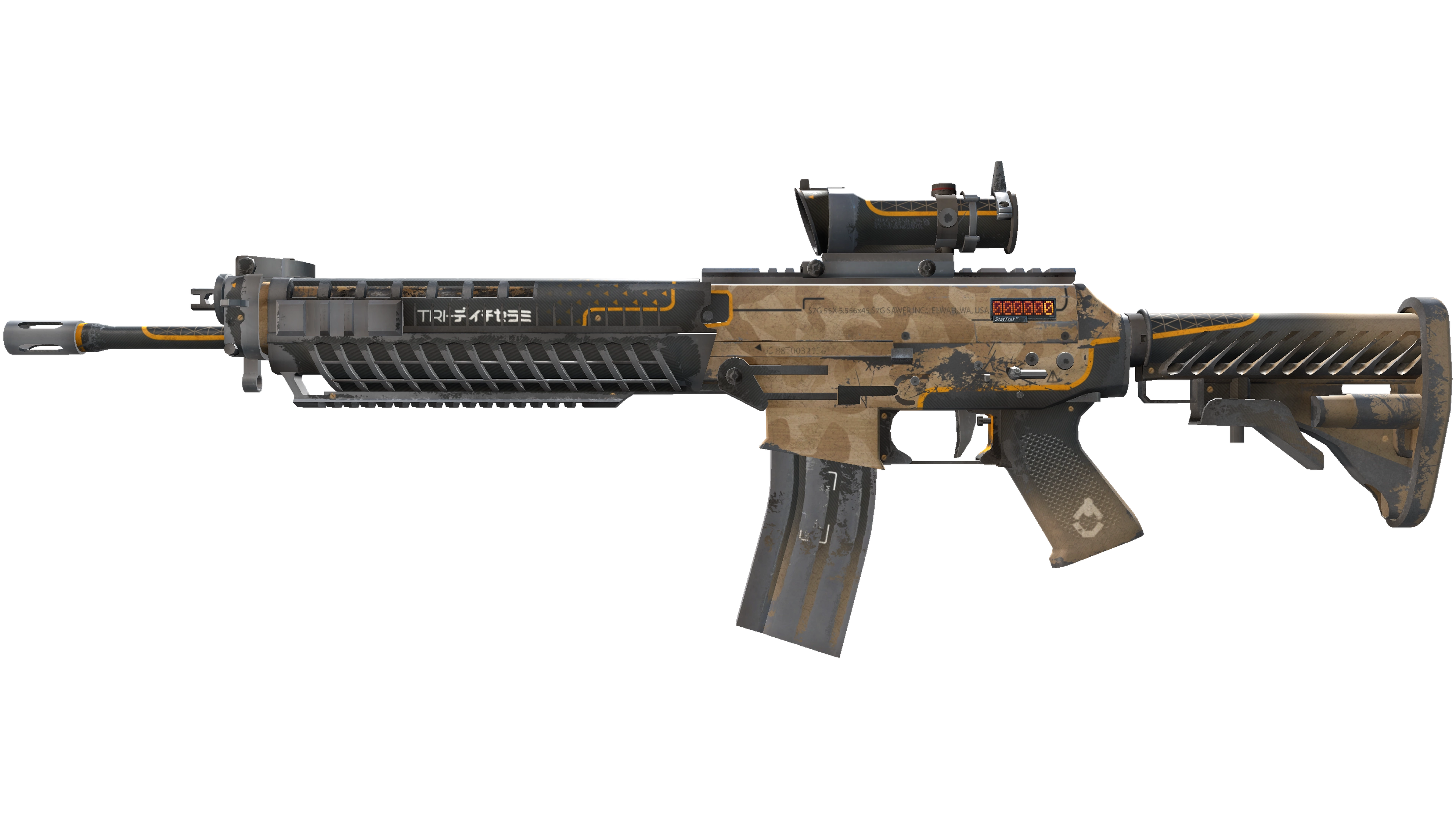 StatTrak™ SG 553 | Triarch (Battle-Scarred)