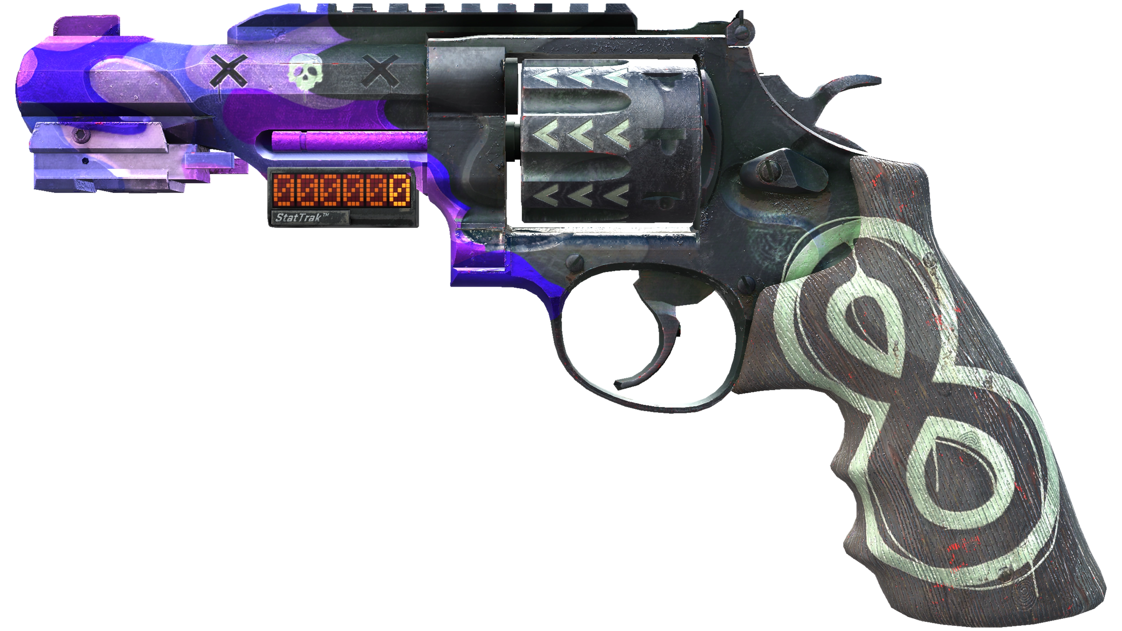 StatTrak™ R8 Revolver | Crazy 8 (Minimal Wear) thumbnail