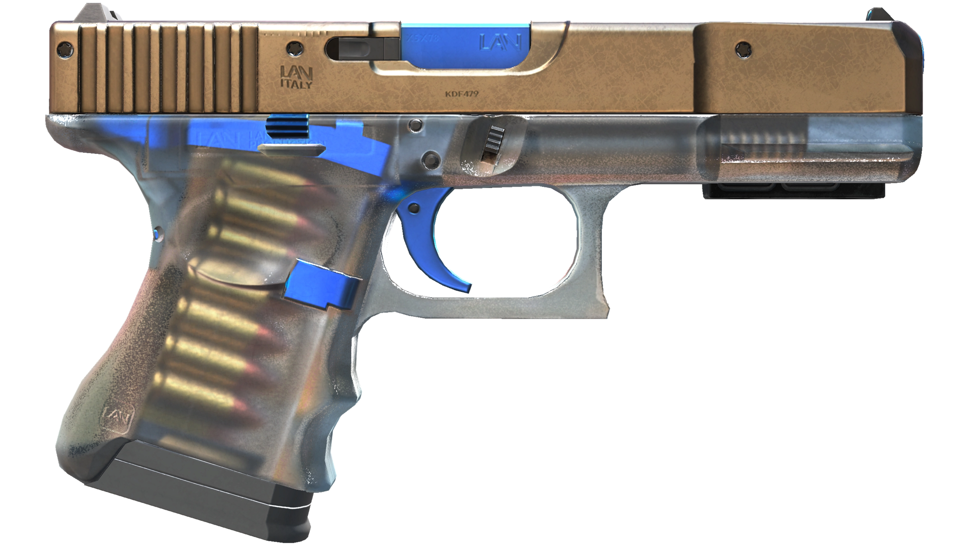 StatTrak™ Glock-18 | Clear Polymer (Minimal Wear) thumbnail
