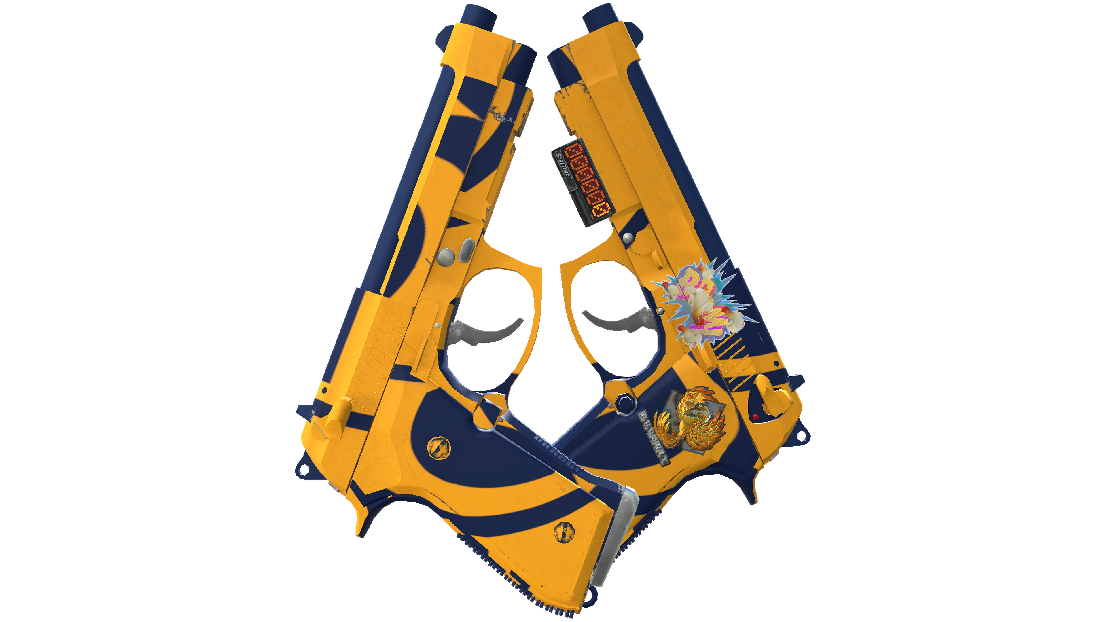 StatTrak™ Dual Berettas | Marina (Factory New)