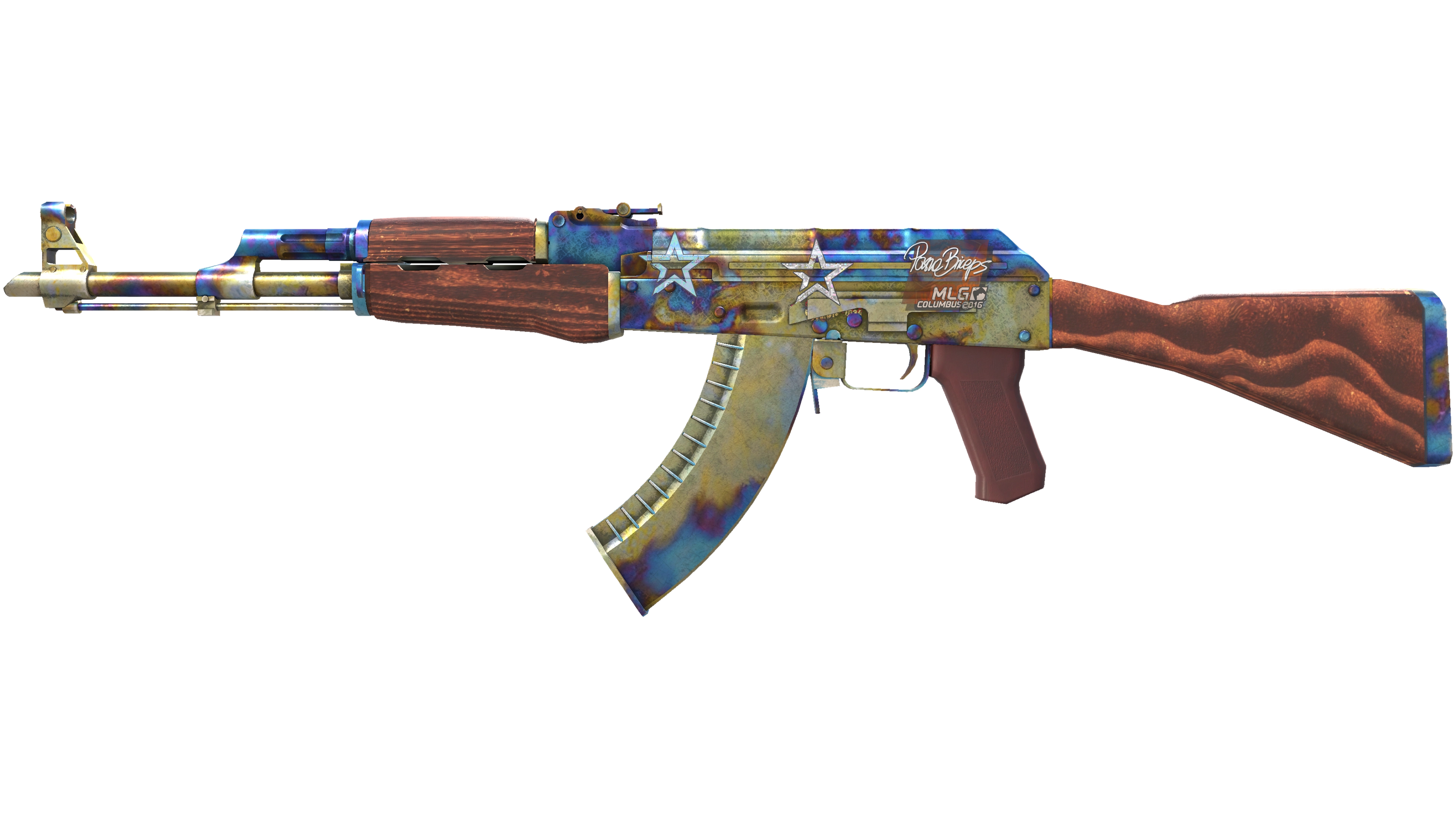 AK-47 | Case Hardened (Well-Worn)